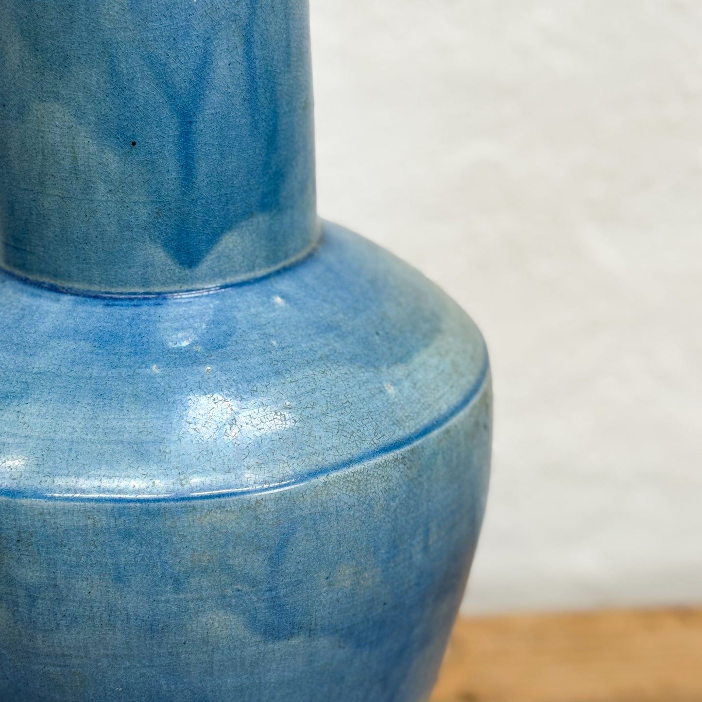 Rouleau Blue Glaze Vase