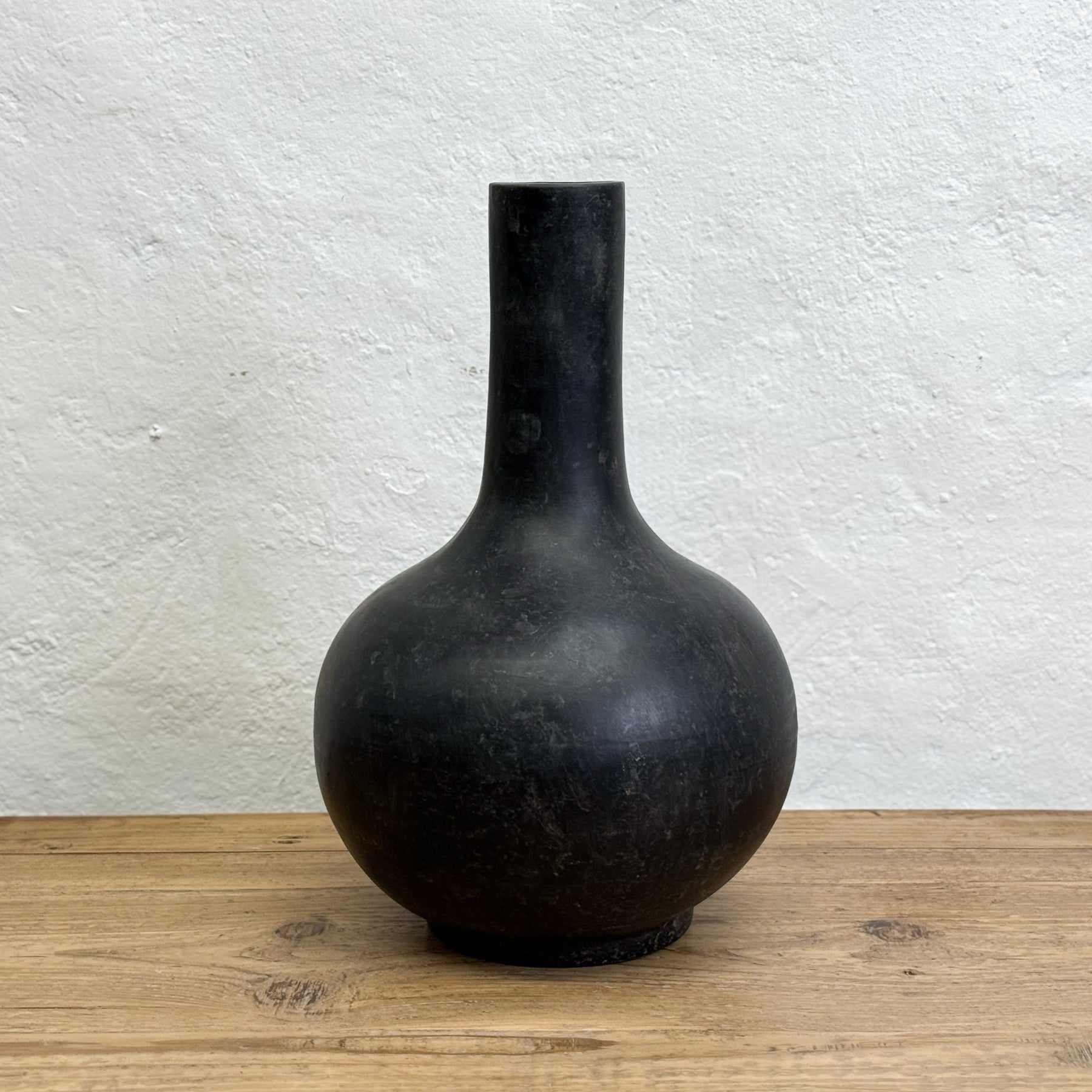 Unglazed Globular Vase
