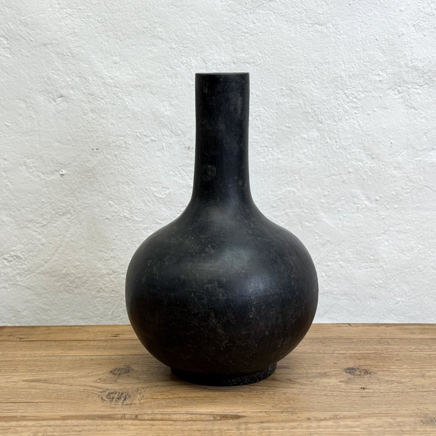 Unglazed Globular Vase