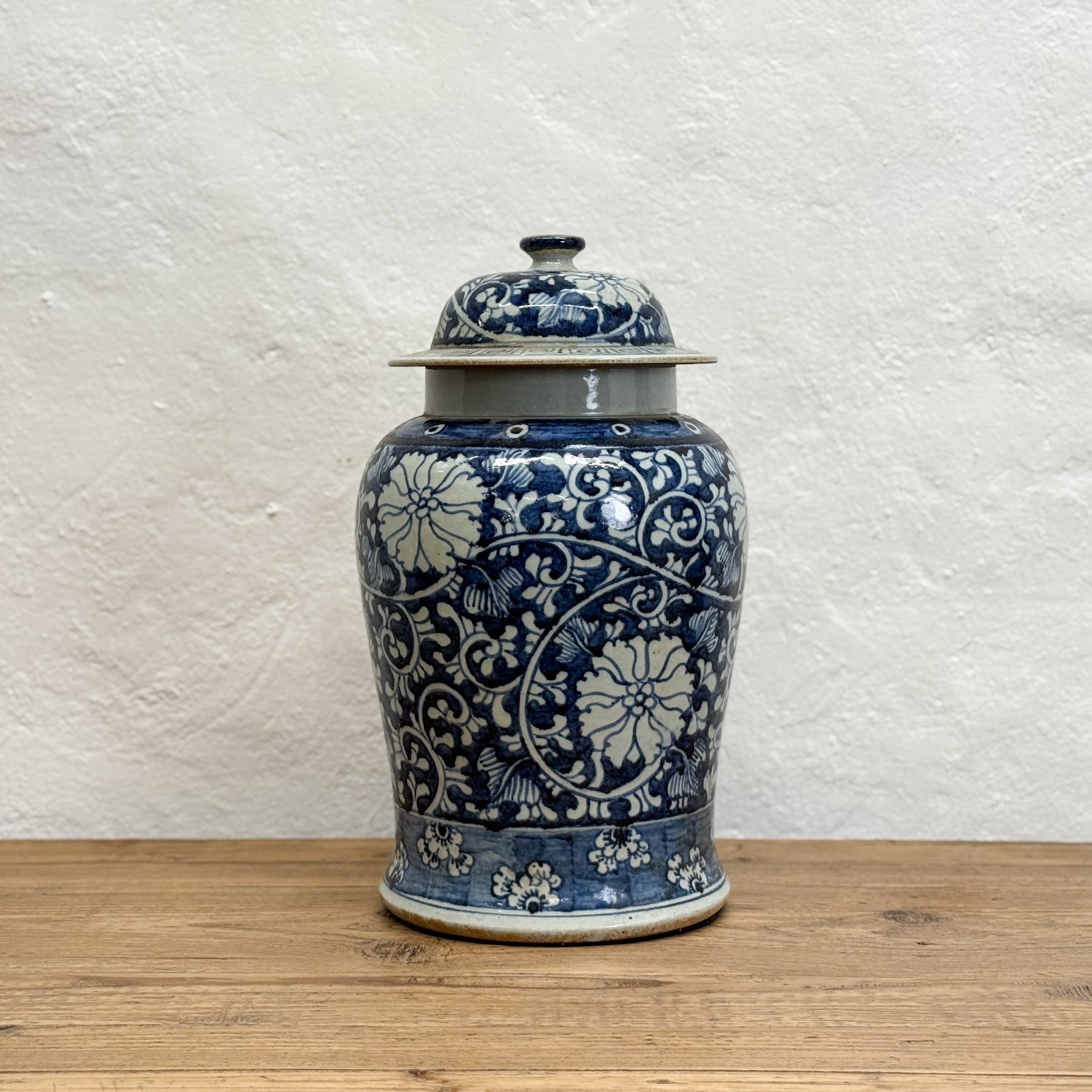 Flower & Vine Temple Jar