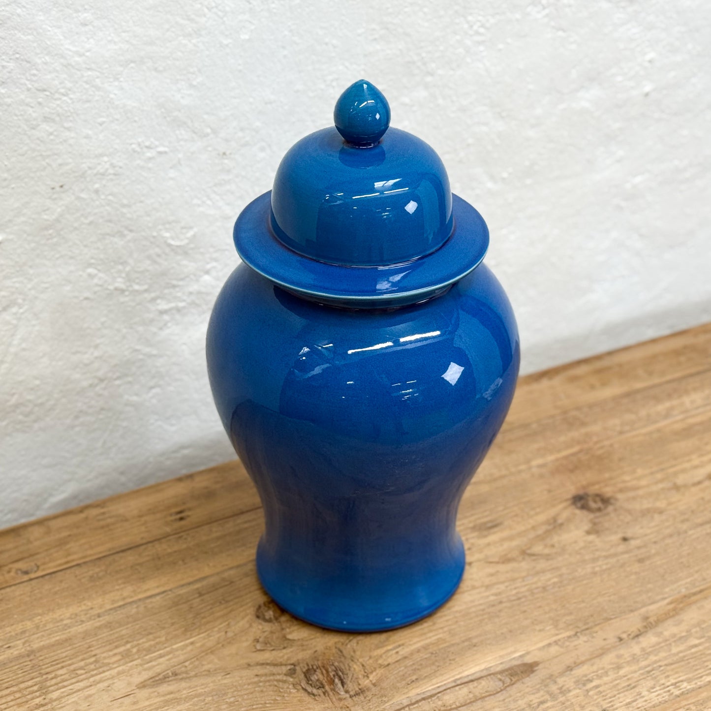 Blue Temple Jar