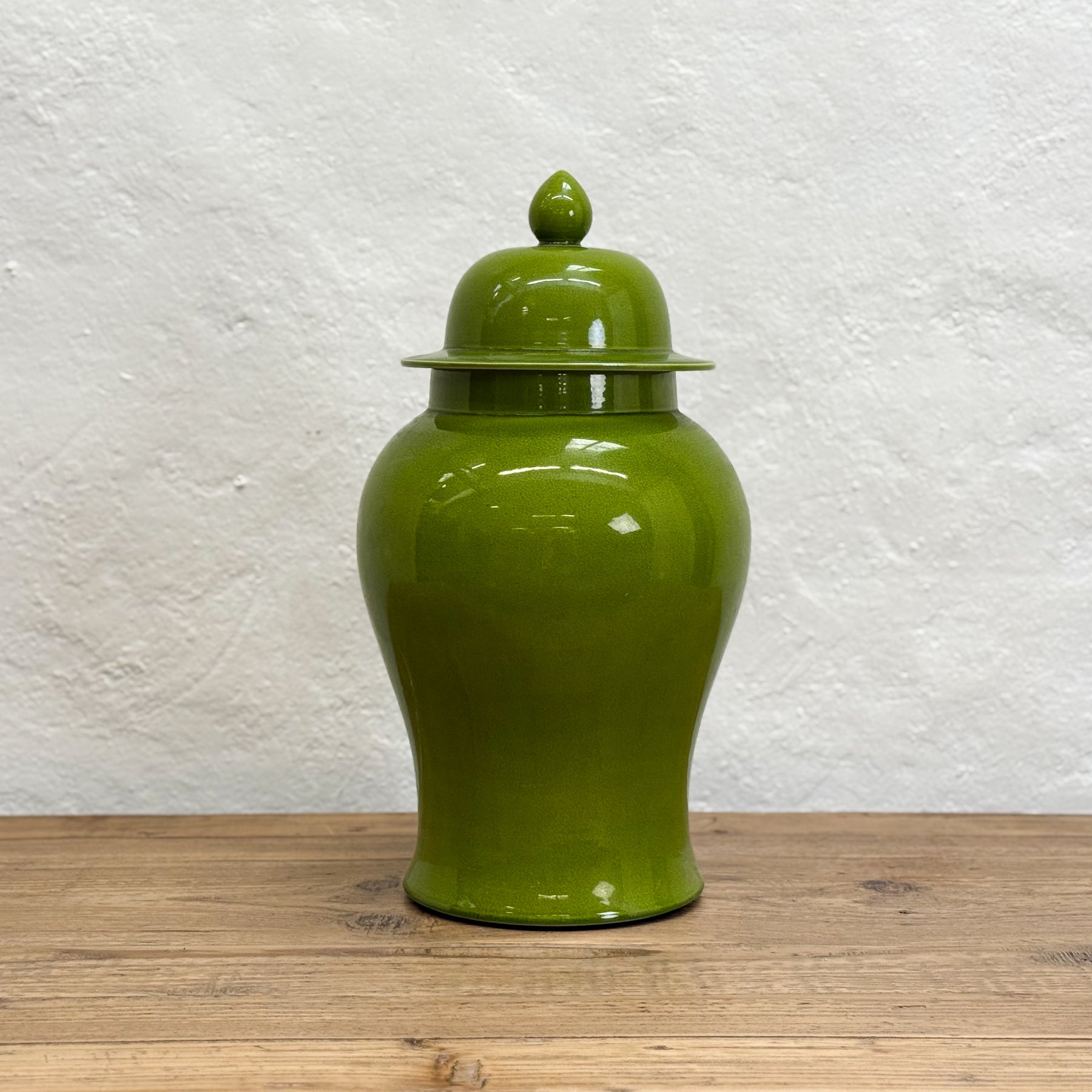 Green Temple Jar