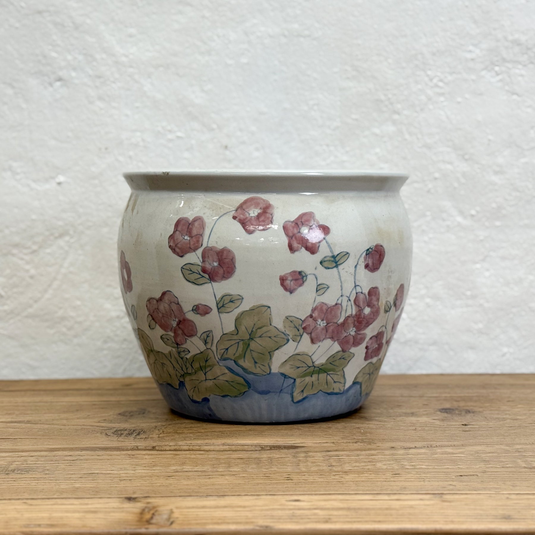 Floral Painted Planter