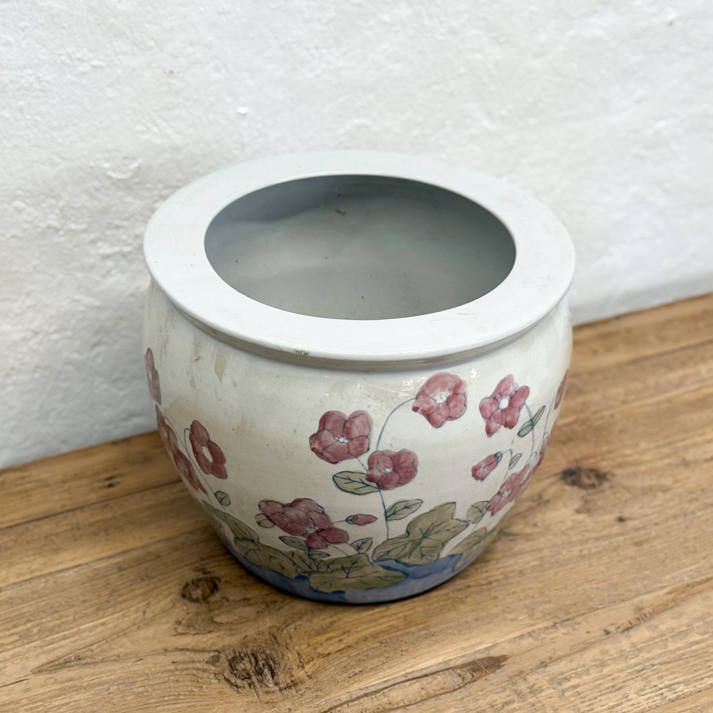 Floral Painted Planter