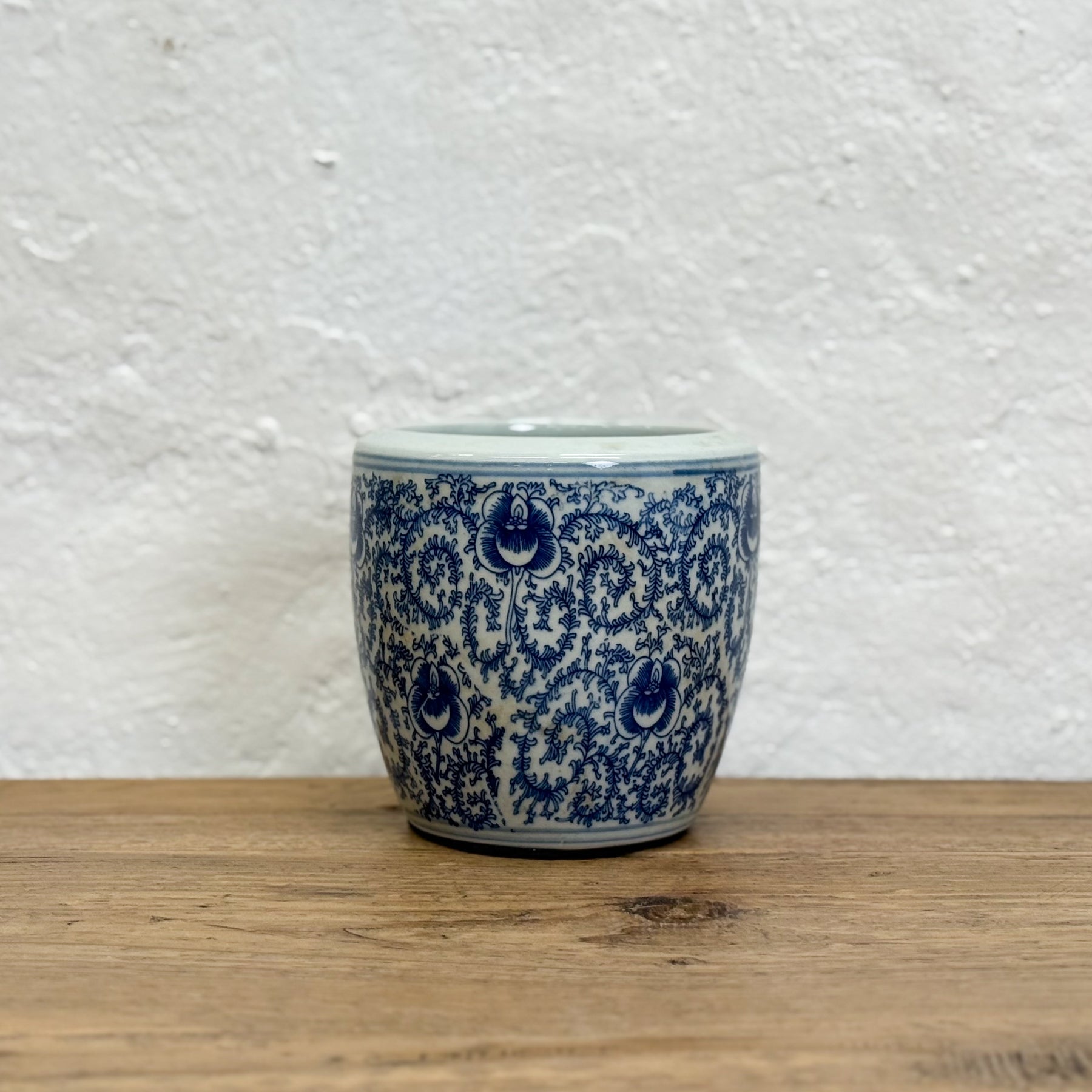 Small Sweet Pea Porcelain Planter