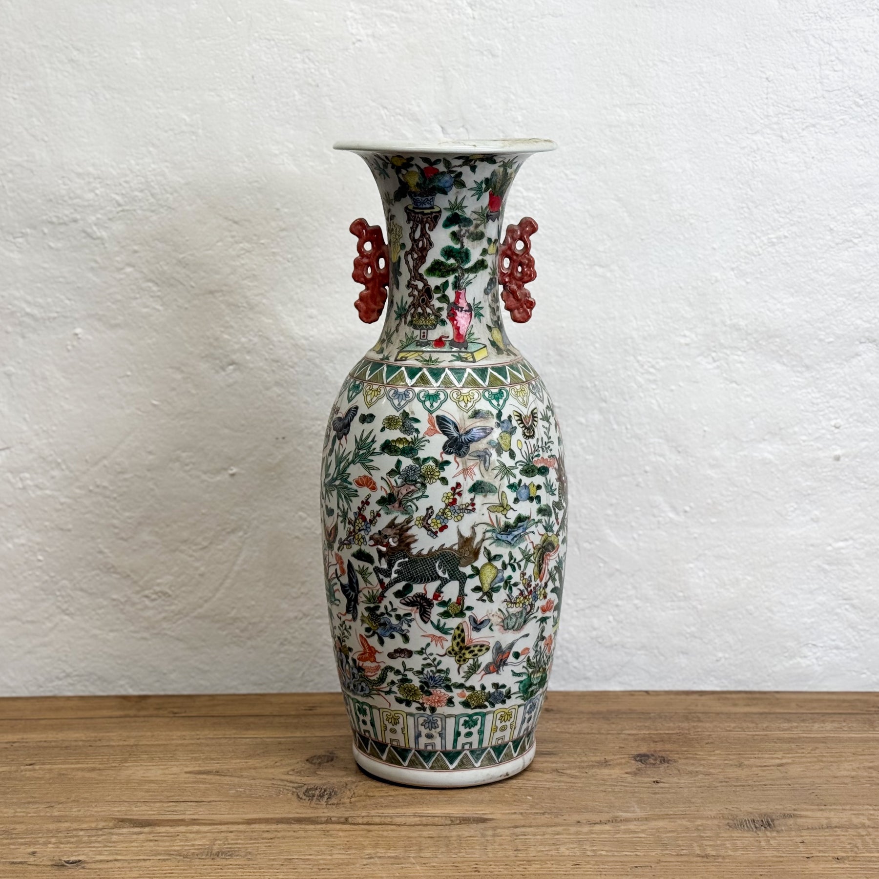 Large Porcelain Yen-Yen Vase