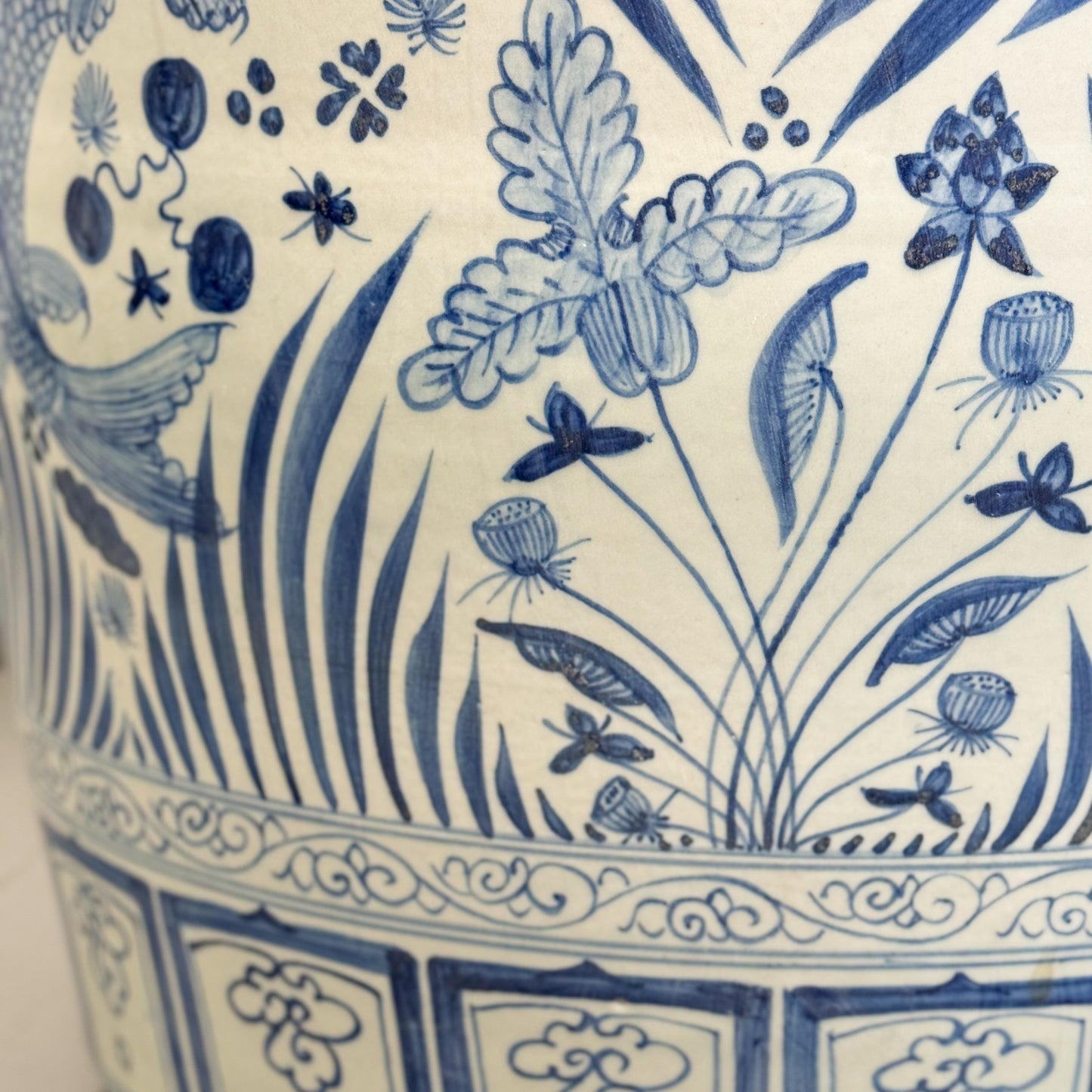 Large Fish Porcelain Planter