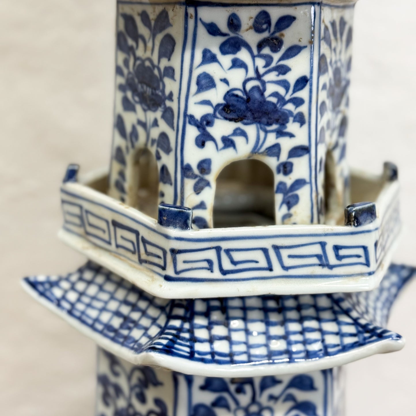 Floral Porcelain Pagoda