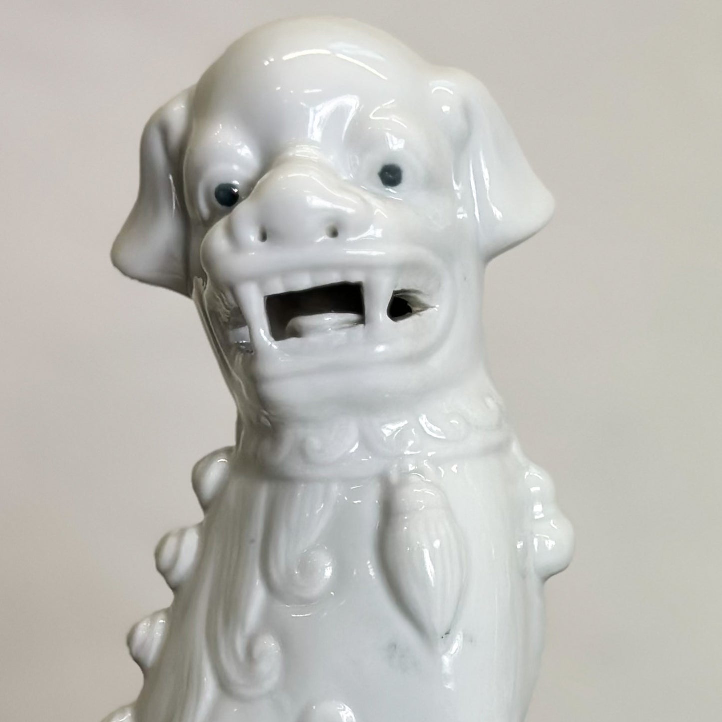 Porcelain Foo Dog Pair