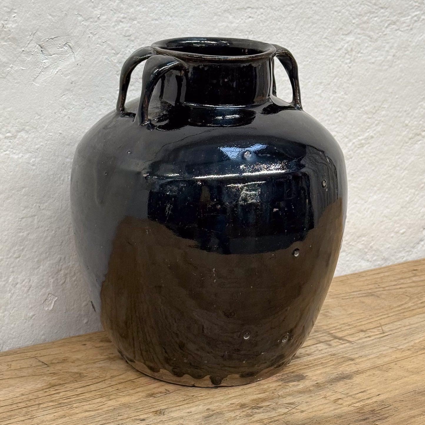 Black Spider Vase Large