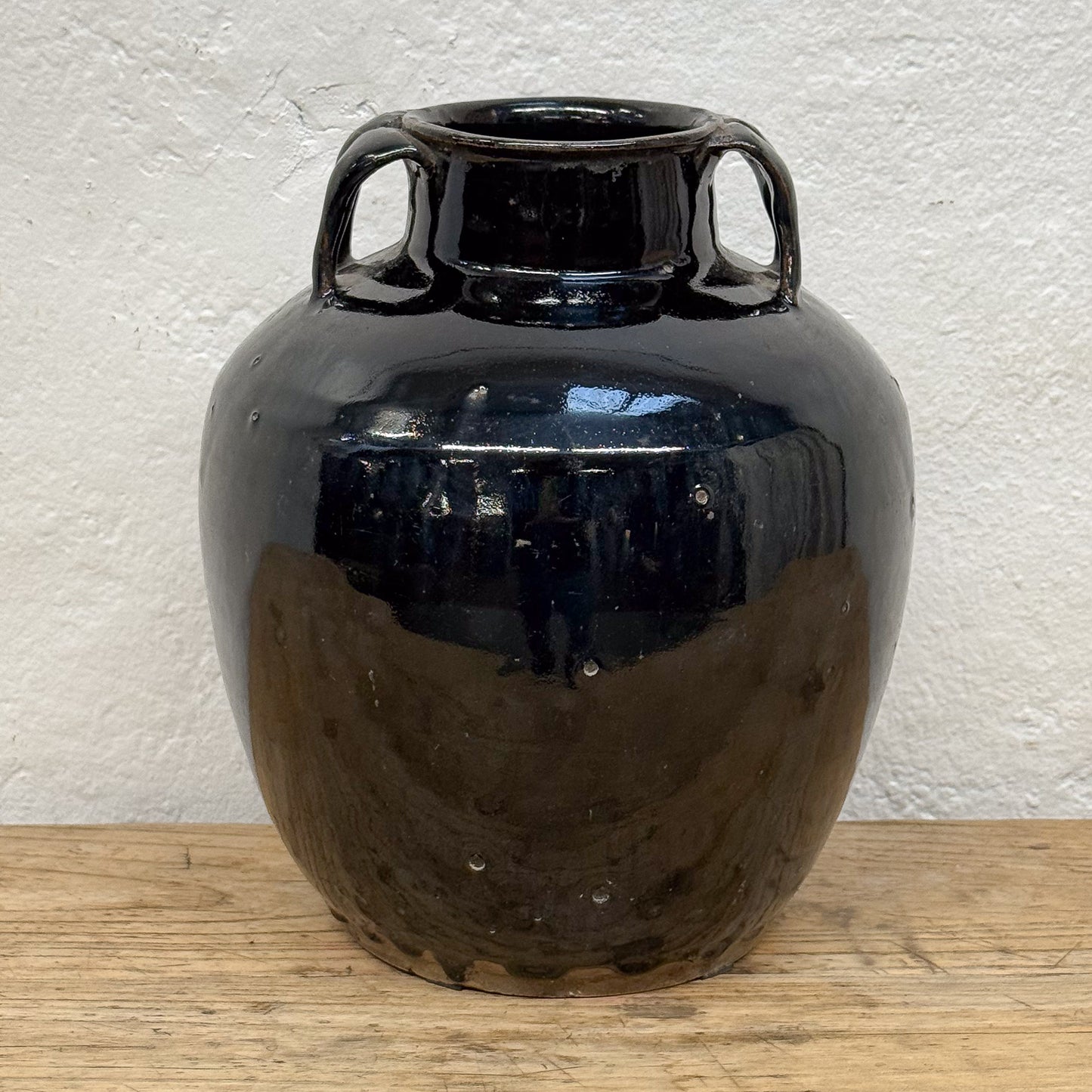 Black Spider Vase Large