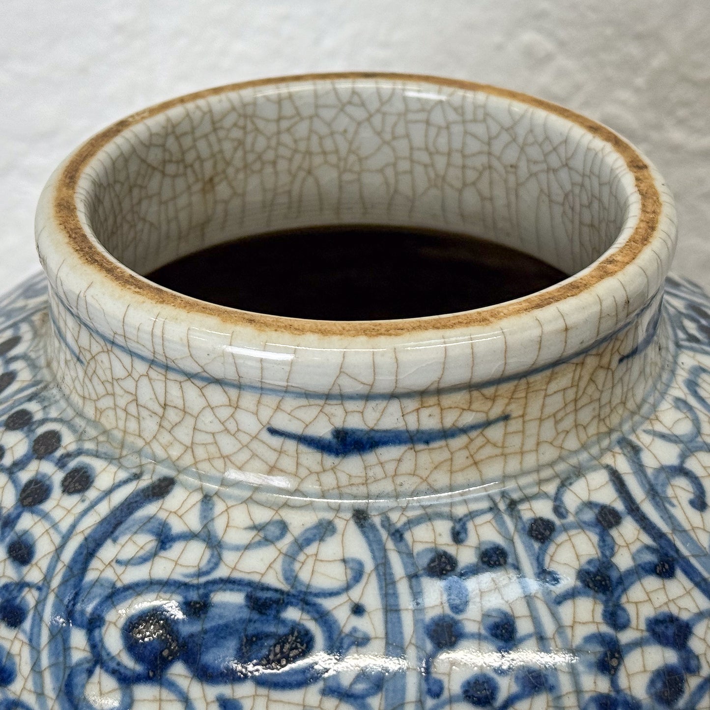 Blue & White Dragon Vase
