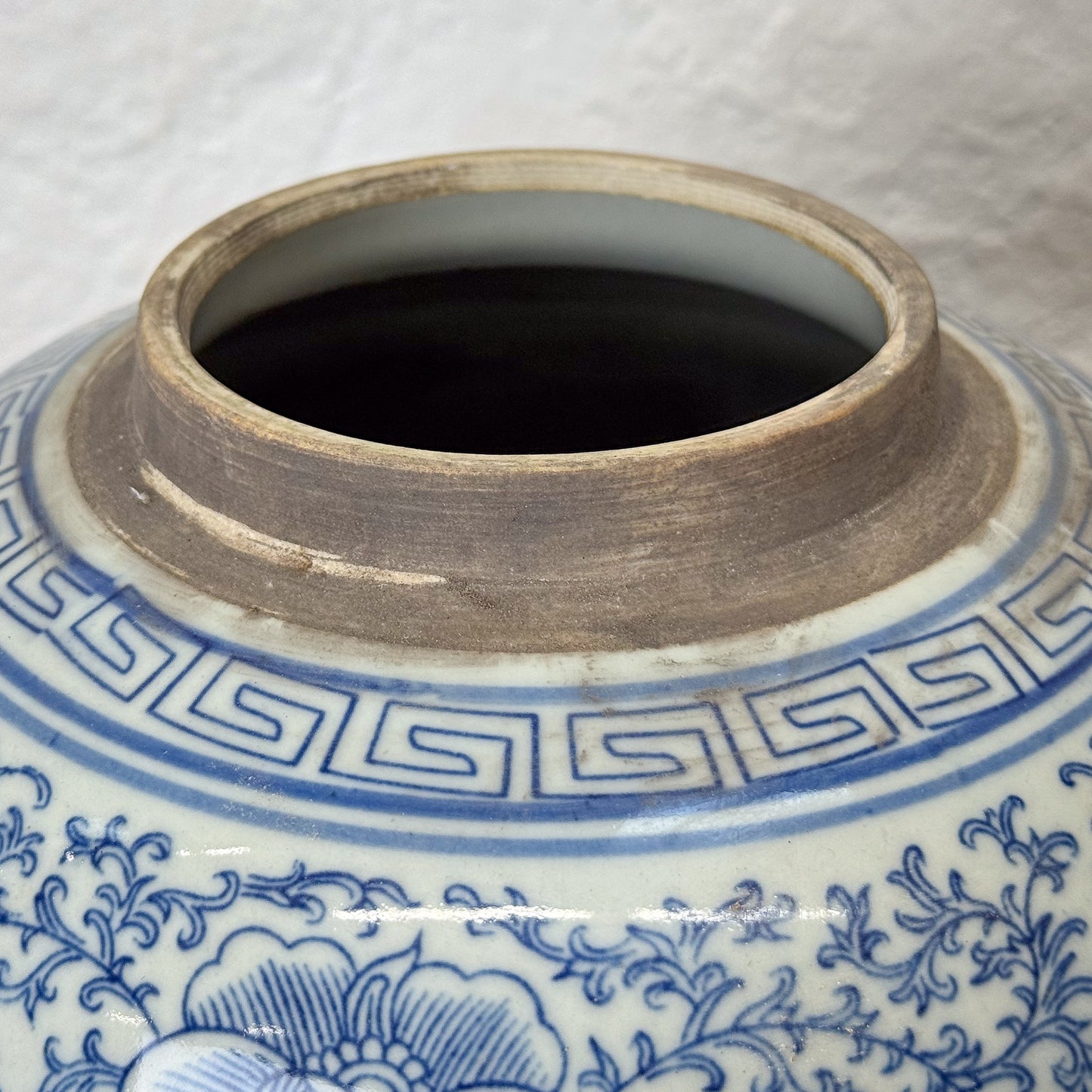 Blue & White Double Happiness Ginger Jar