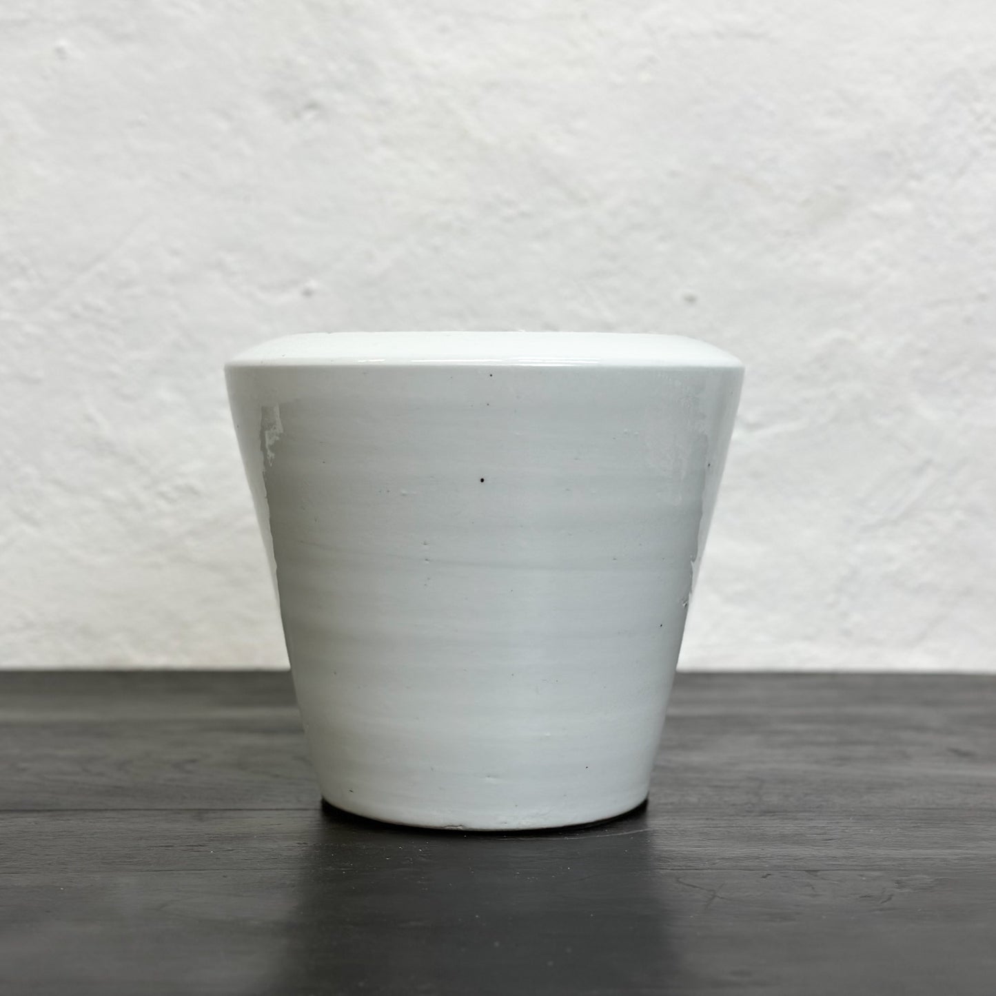 Tapered Porcelain Planter Pot