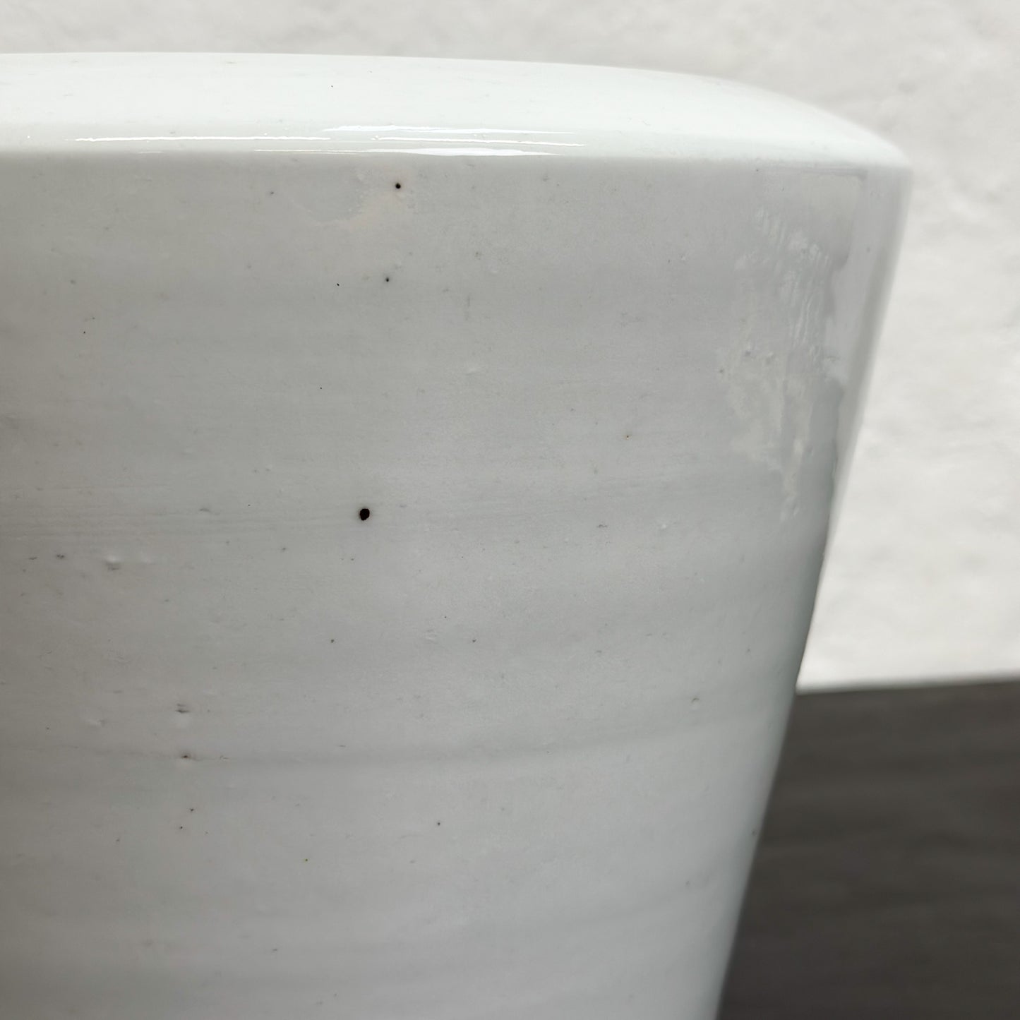 Tapered Porcelain Planter Pot