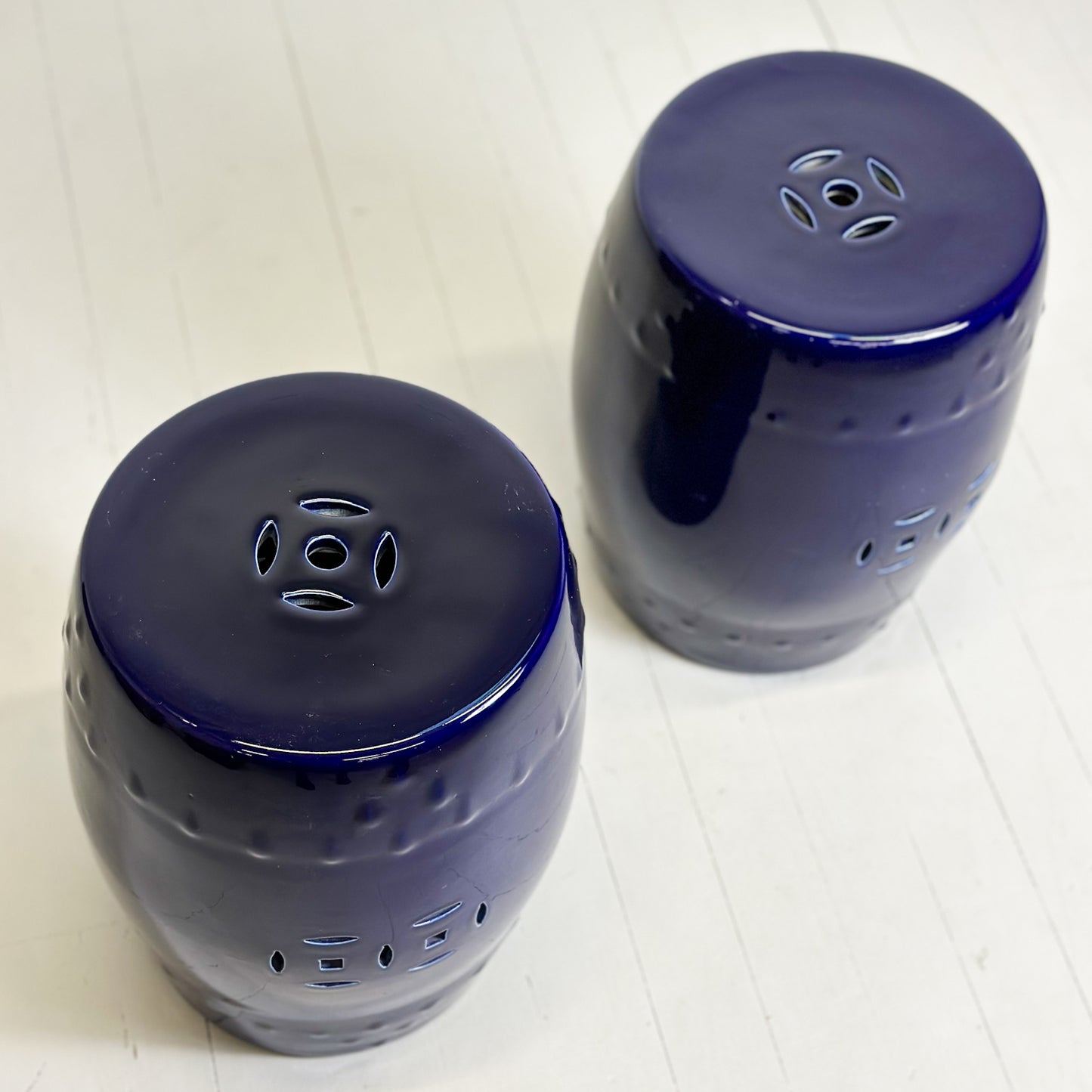 Porcelain Drum Stool