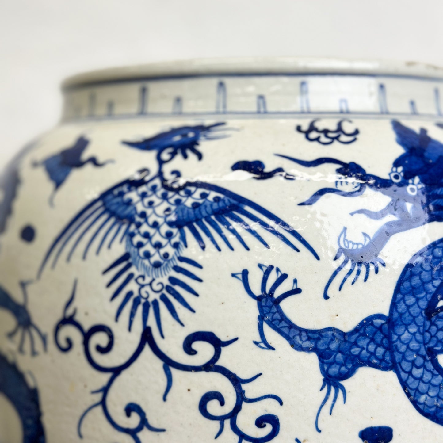Dragon & Phoenix Porcelain Vase