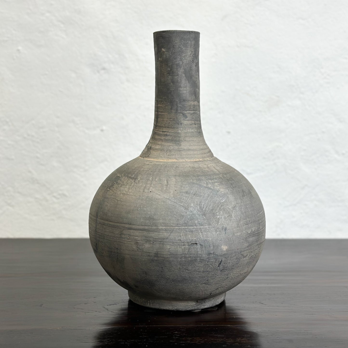 Globular Earthenware Vase