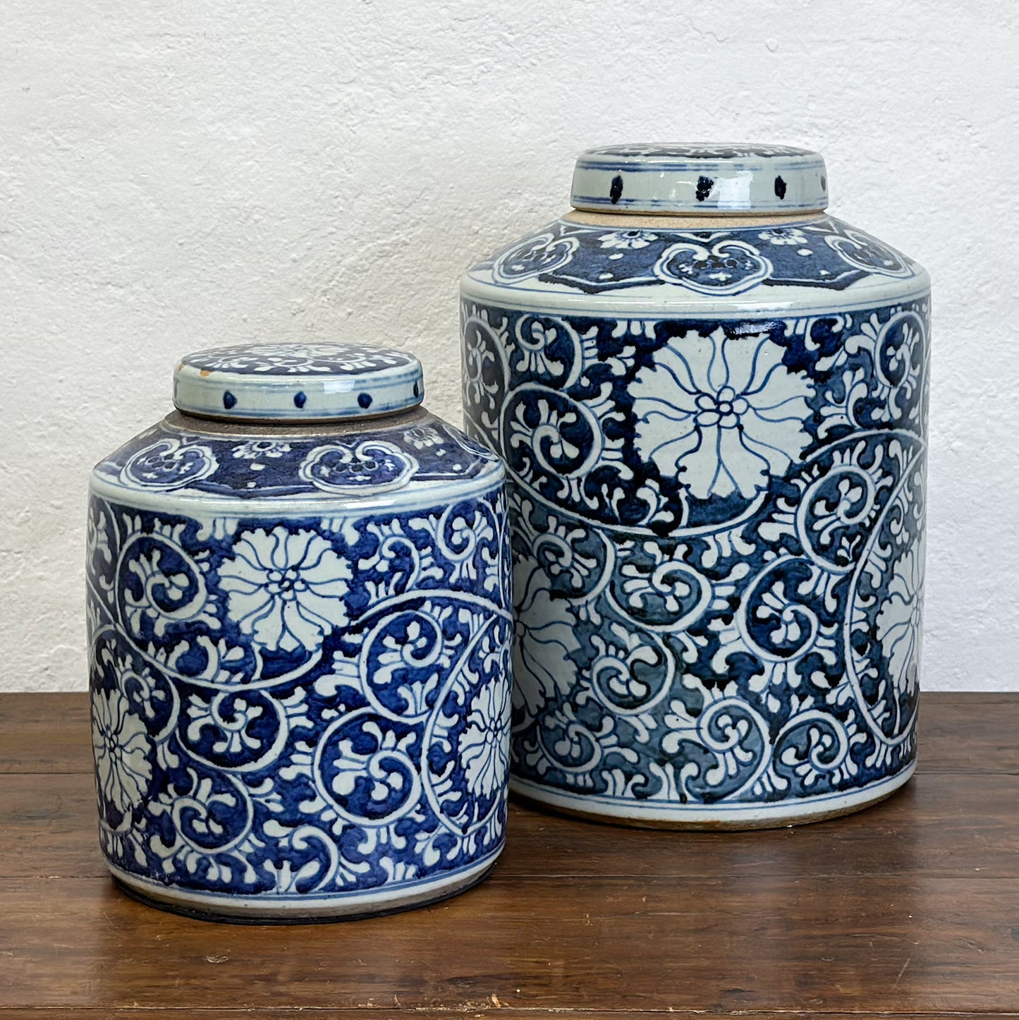 Chrysanthemum Porcelain Container