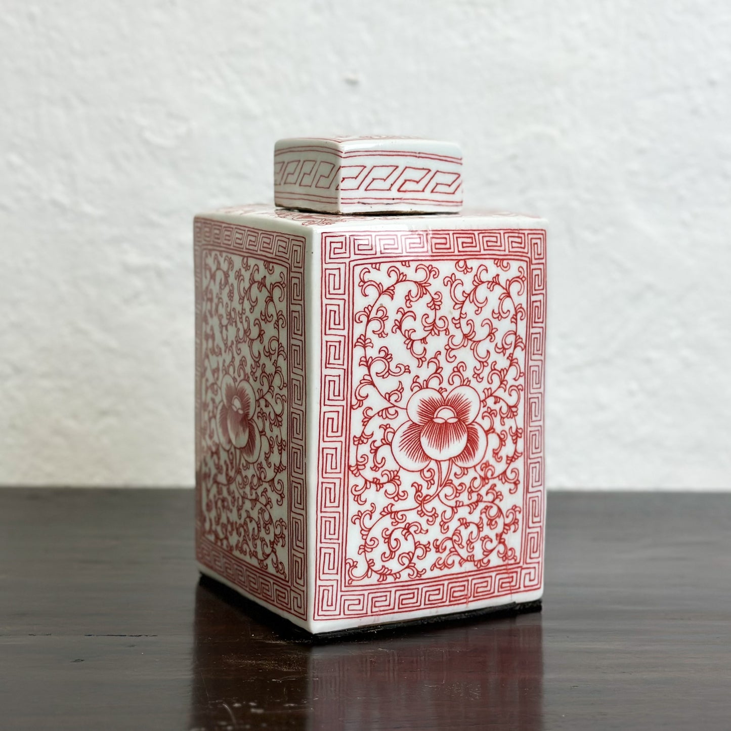 Chinese-Porcelain-Square-Tea-Container-Vermillion-Red-and-White-Prunus-Flower-Vines2