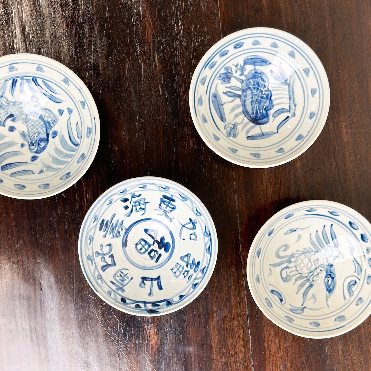Chinese-Blue-and-White-Porcelain-Bowl-Assorted