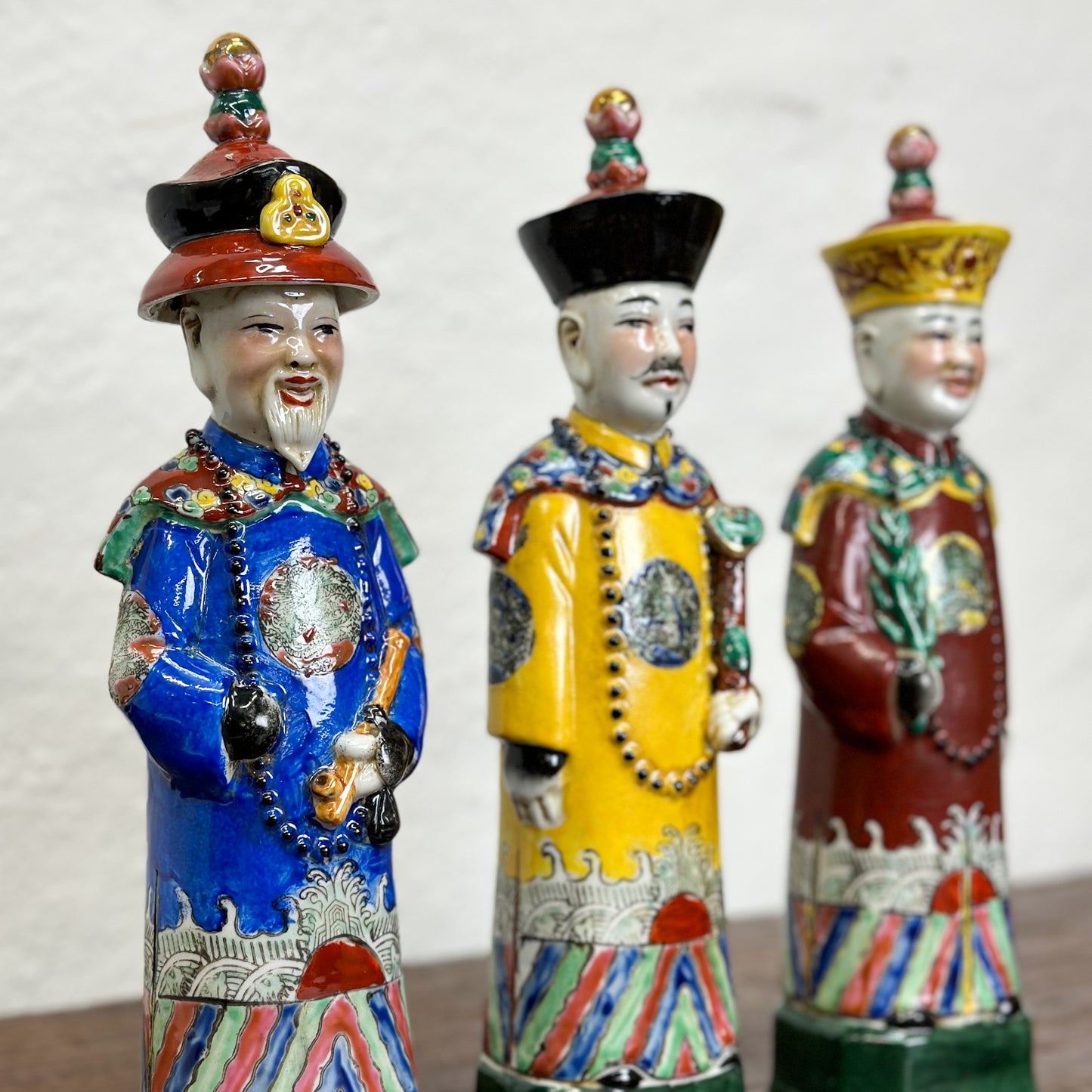 Small Coloured Qing Emperor Set