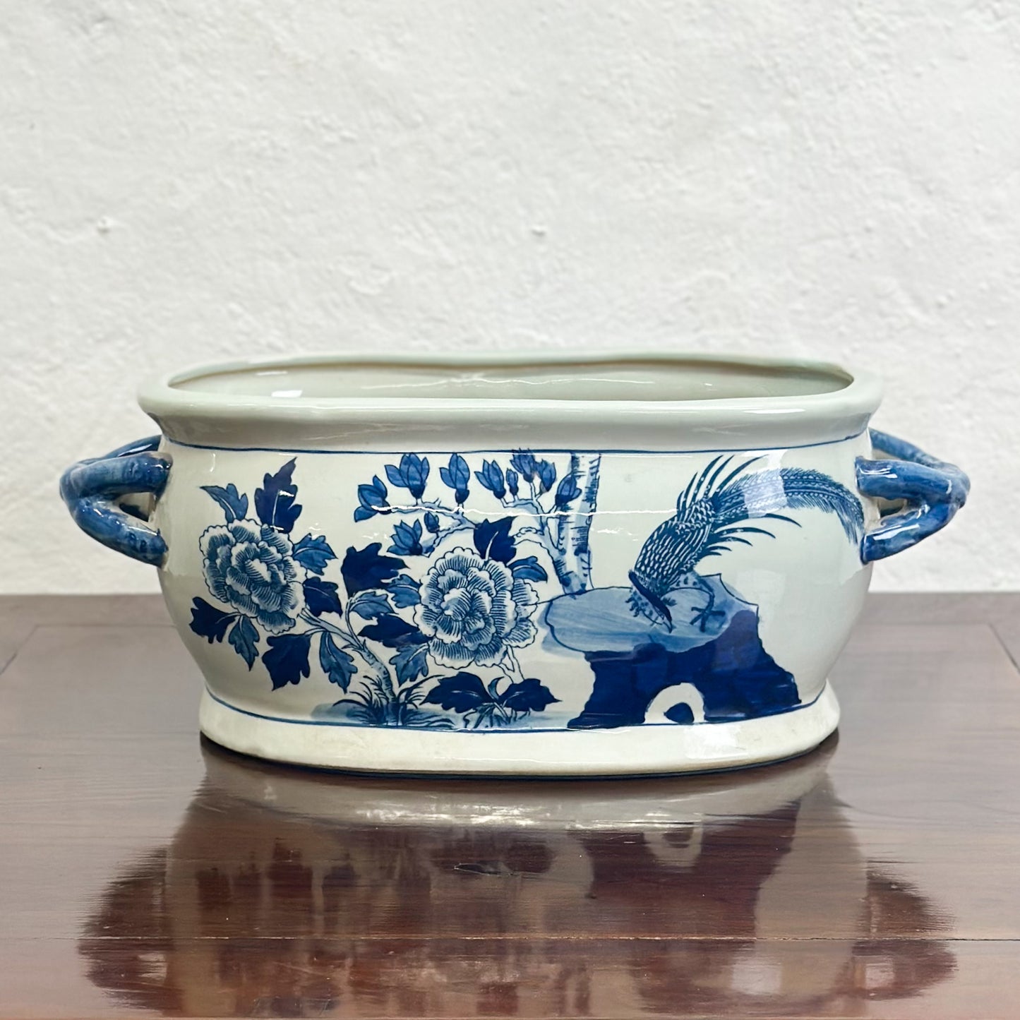 Peony & Phoenix Porcelain Baby Bath