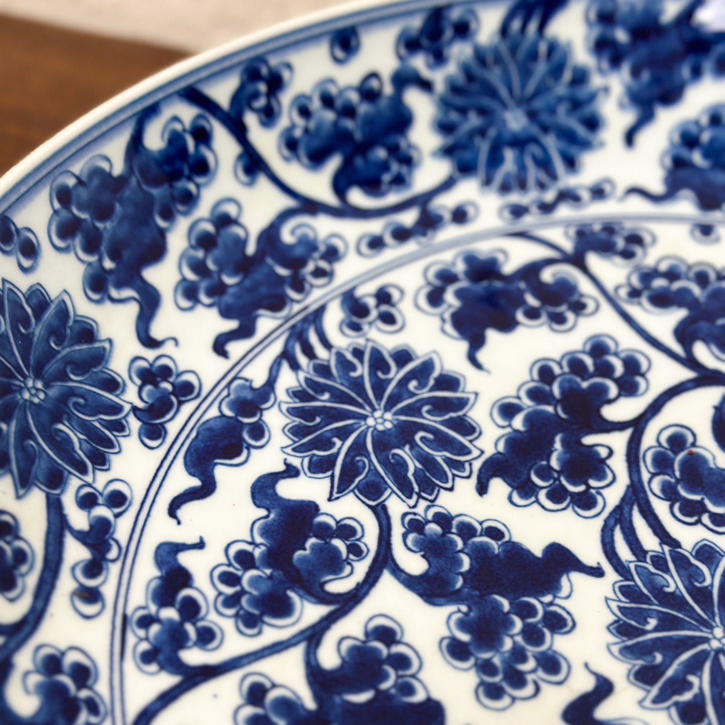 Flower & Cloud Porcelain Plate