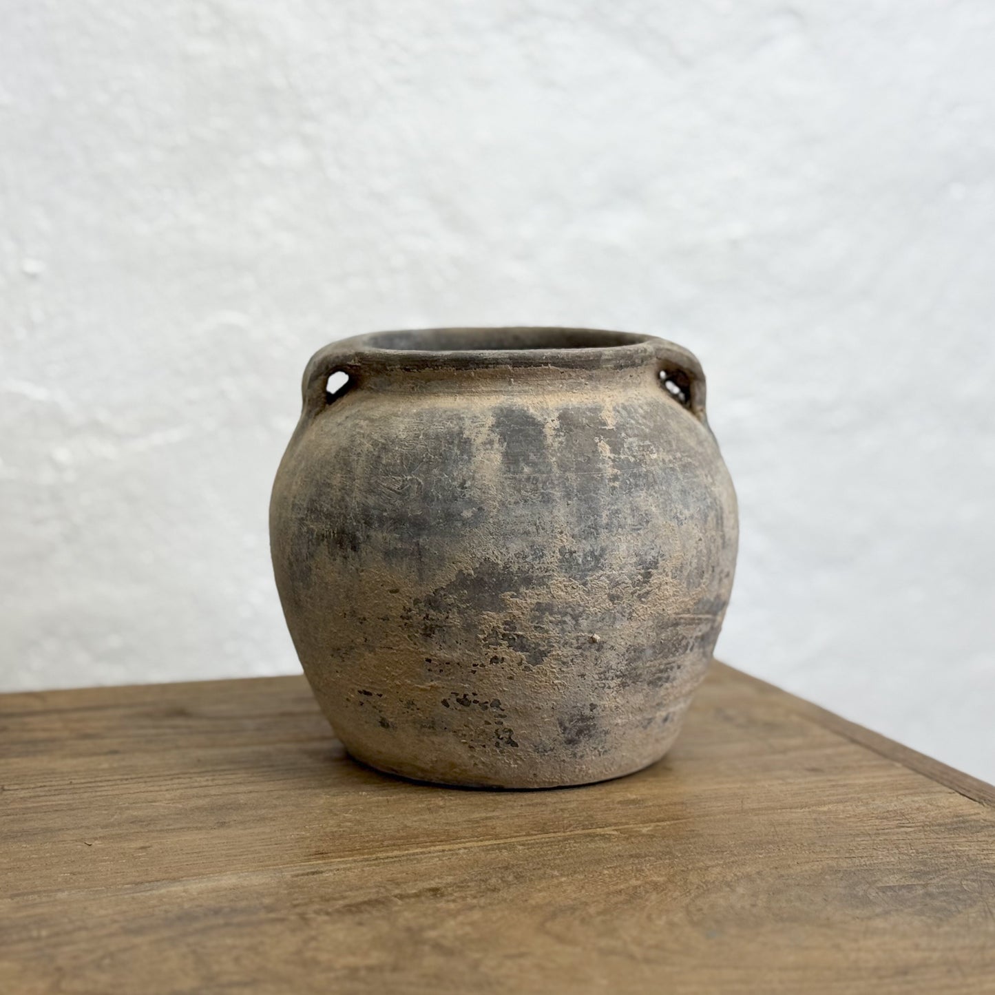 POR9982-China-Chinese-Small-Simple-Vintage-Tofu-Pot-Grey-with-Handles.2