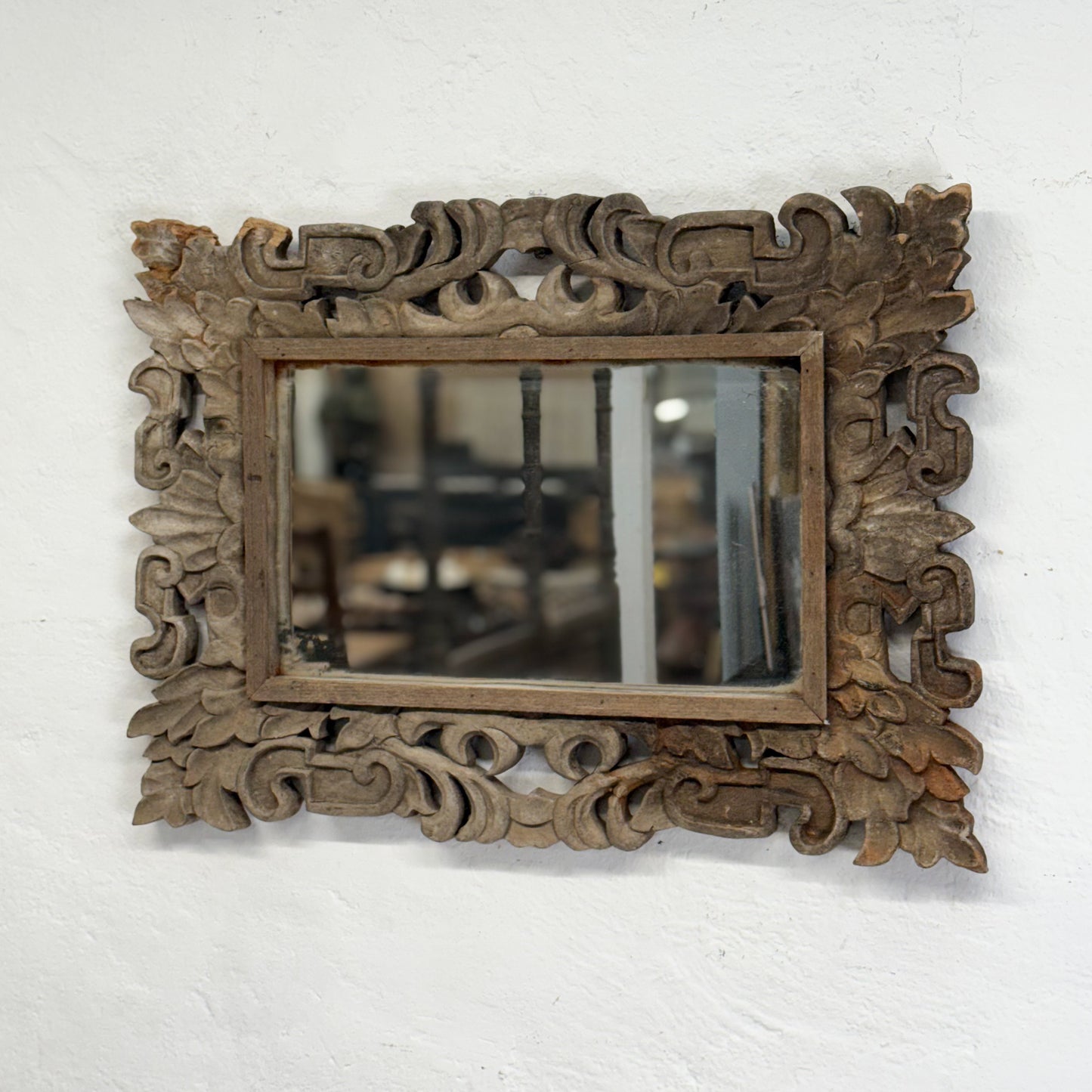 Carved Thai Mirror