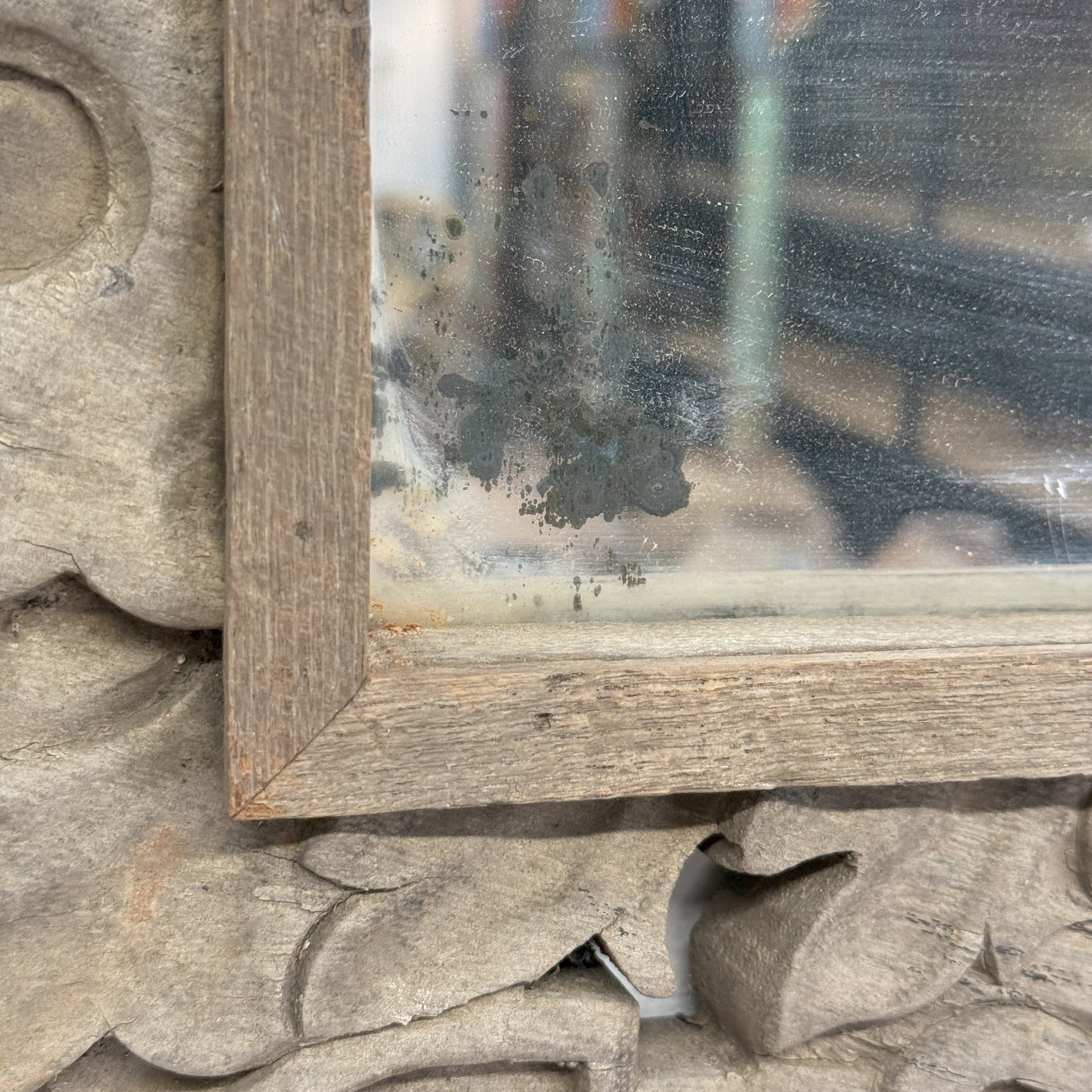 Carved Thai Mirror
