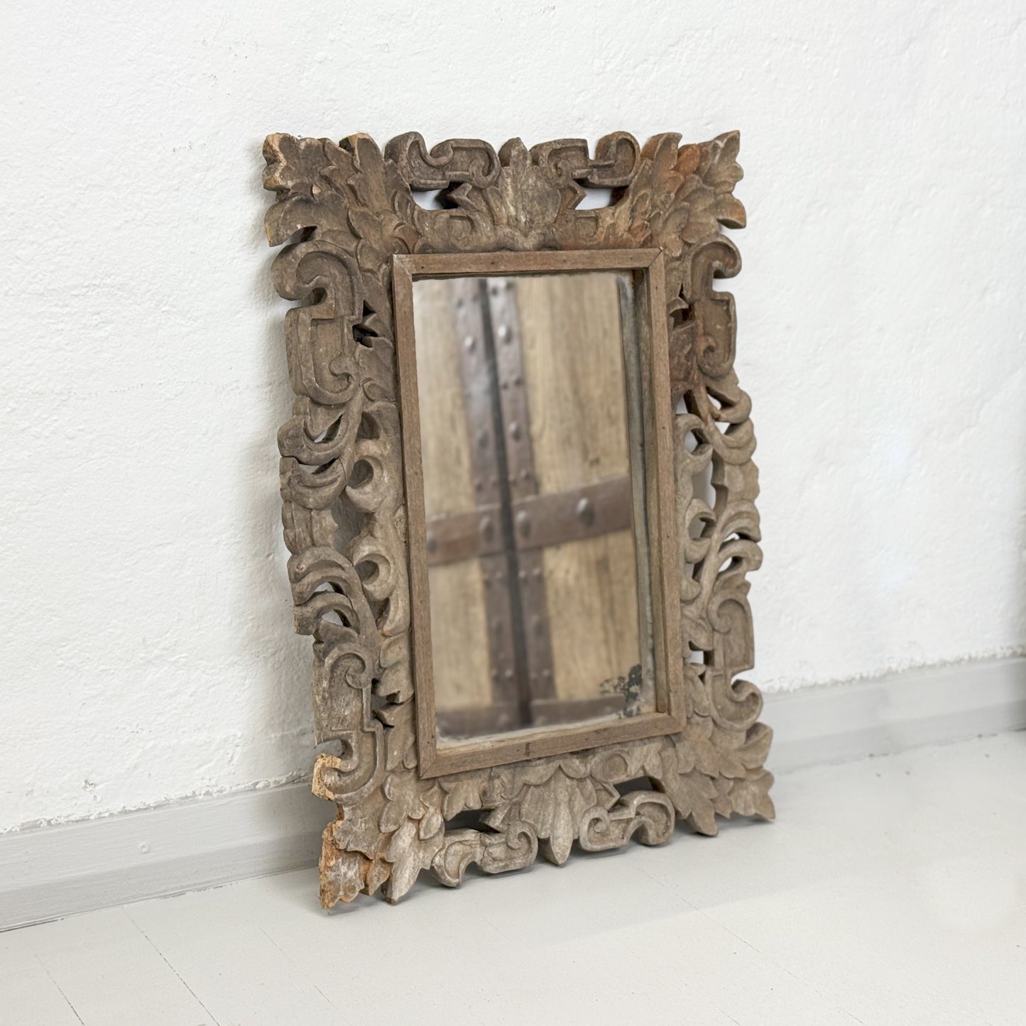 Carved Thai Mirror