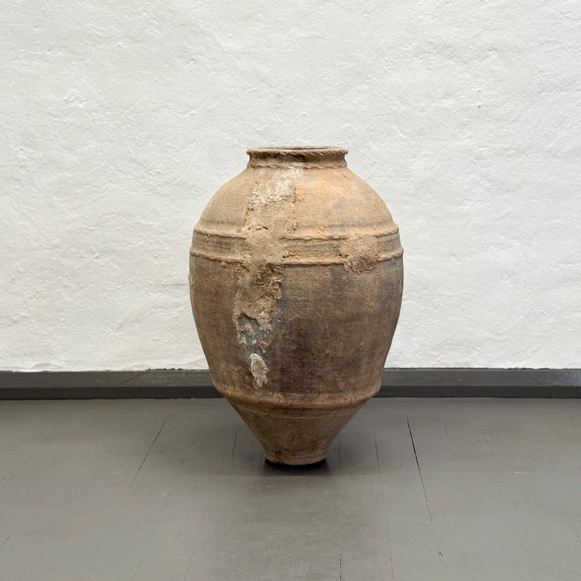 Vintage Turkish Ribbed Odemis Pot V