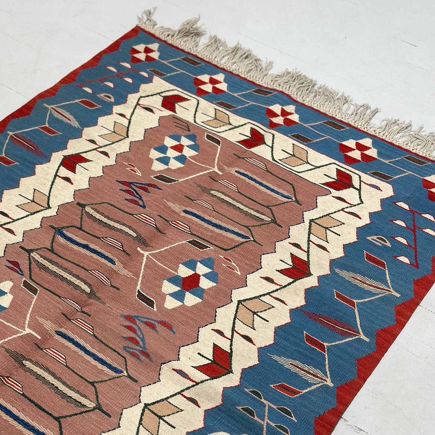 Usak Vintage Kilim Rug