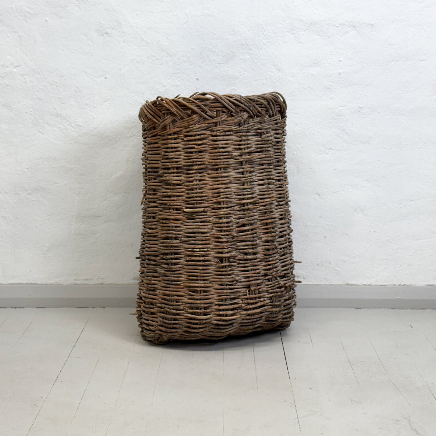 Vintage Wicker Olive Basket