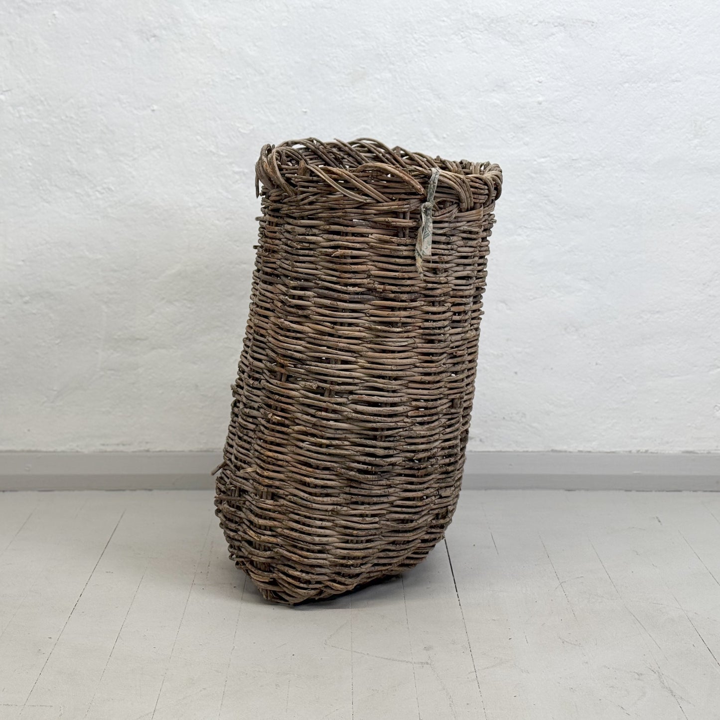 Vintage Wicker Olive Basket