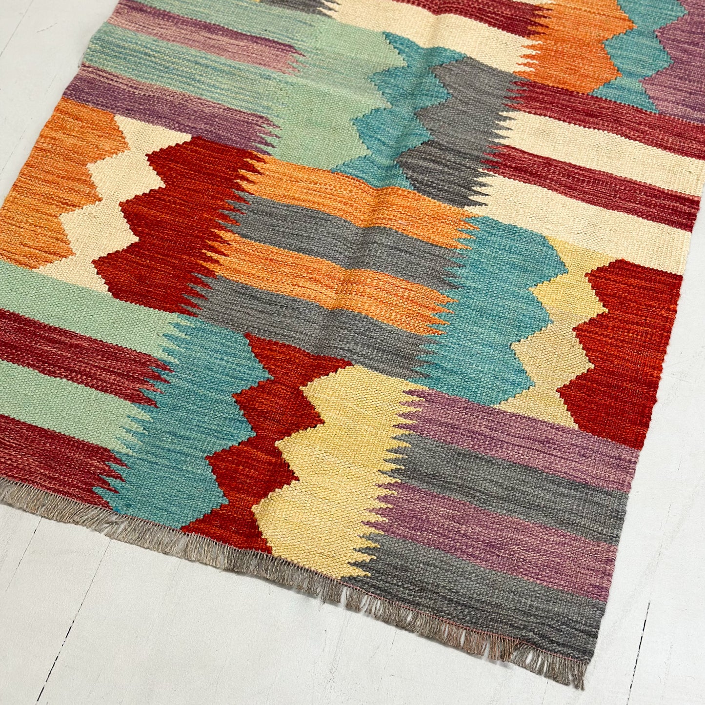 Vintage Tribal Kilim Runner Rug III