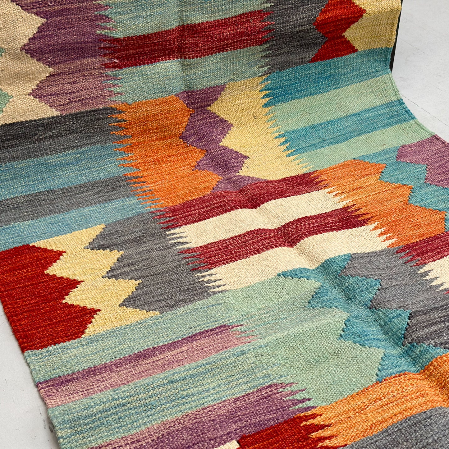 Vintage Tribal Kilim Runner Rug III