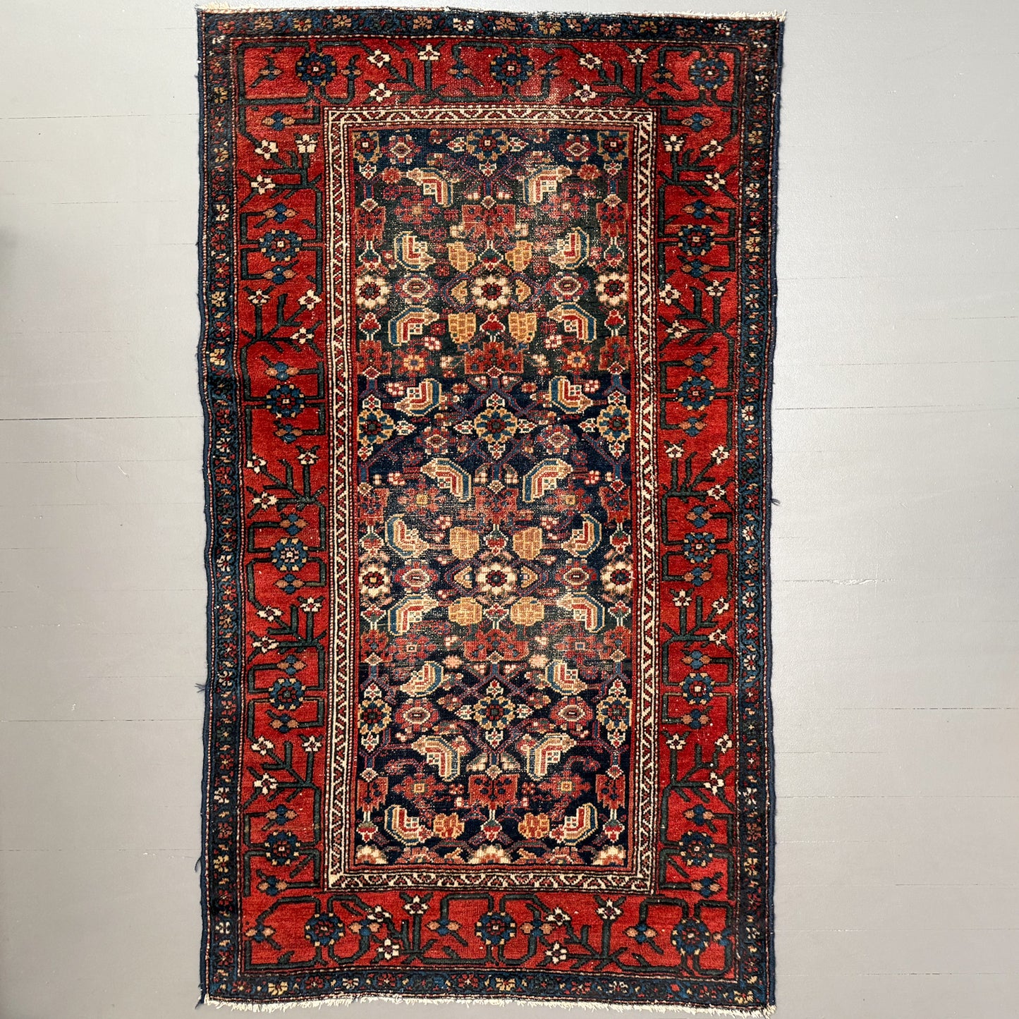 Vintage Persian Handwoven Hamadan Rug