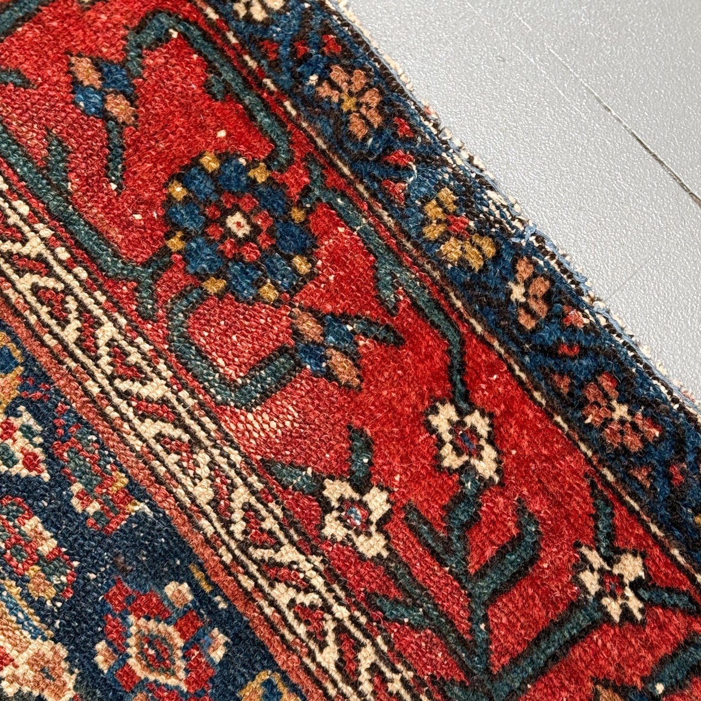 Vintage Persian Handwoven Hamadan Rug