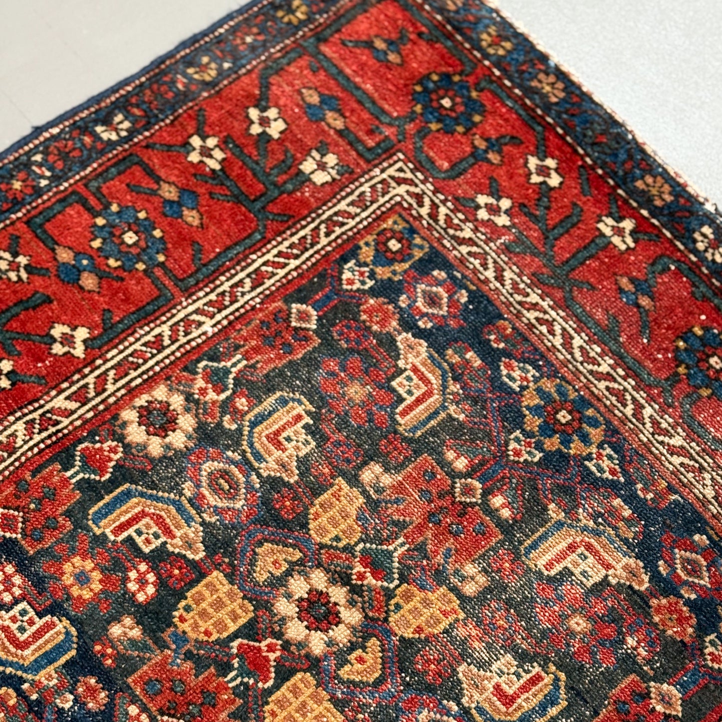 Vintage Persian Handwoven Hamadan Rug
