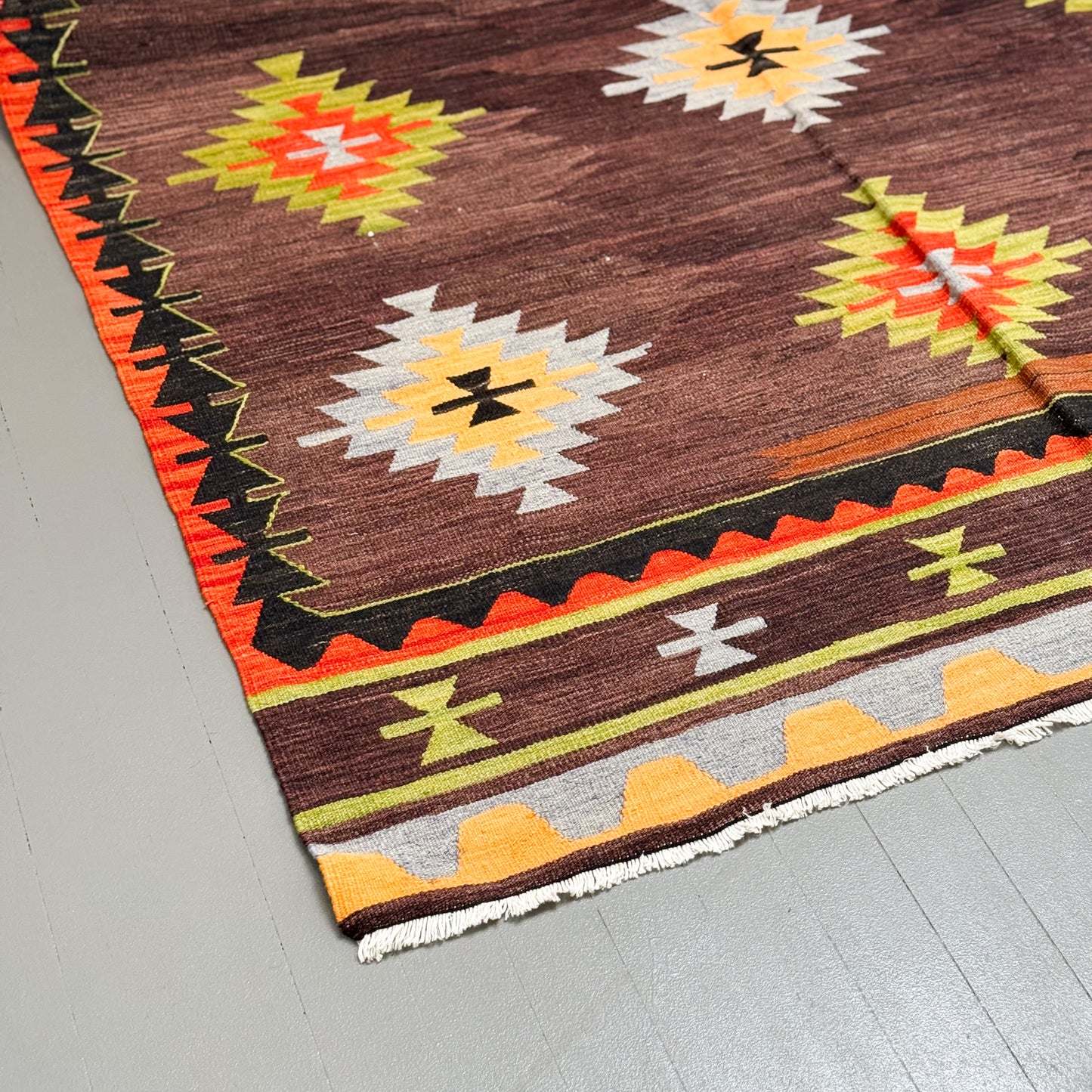 Vintage Balikesir Karakeçili Kilim Rug III