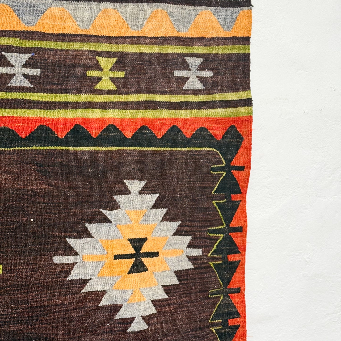 Vintage Balikesir Karakeçili Kilim Rug III