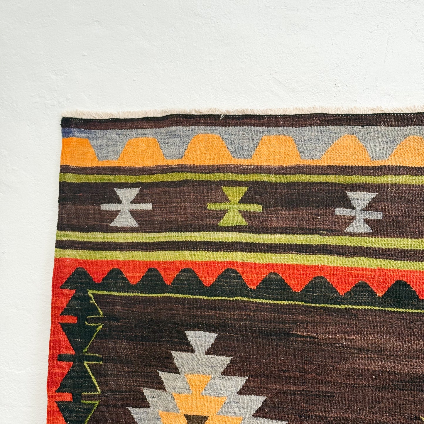 Vintage Balikesir Karakeçili Kilim Rug III