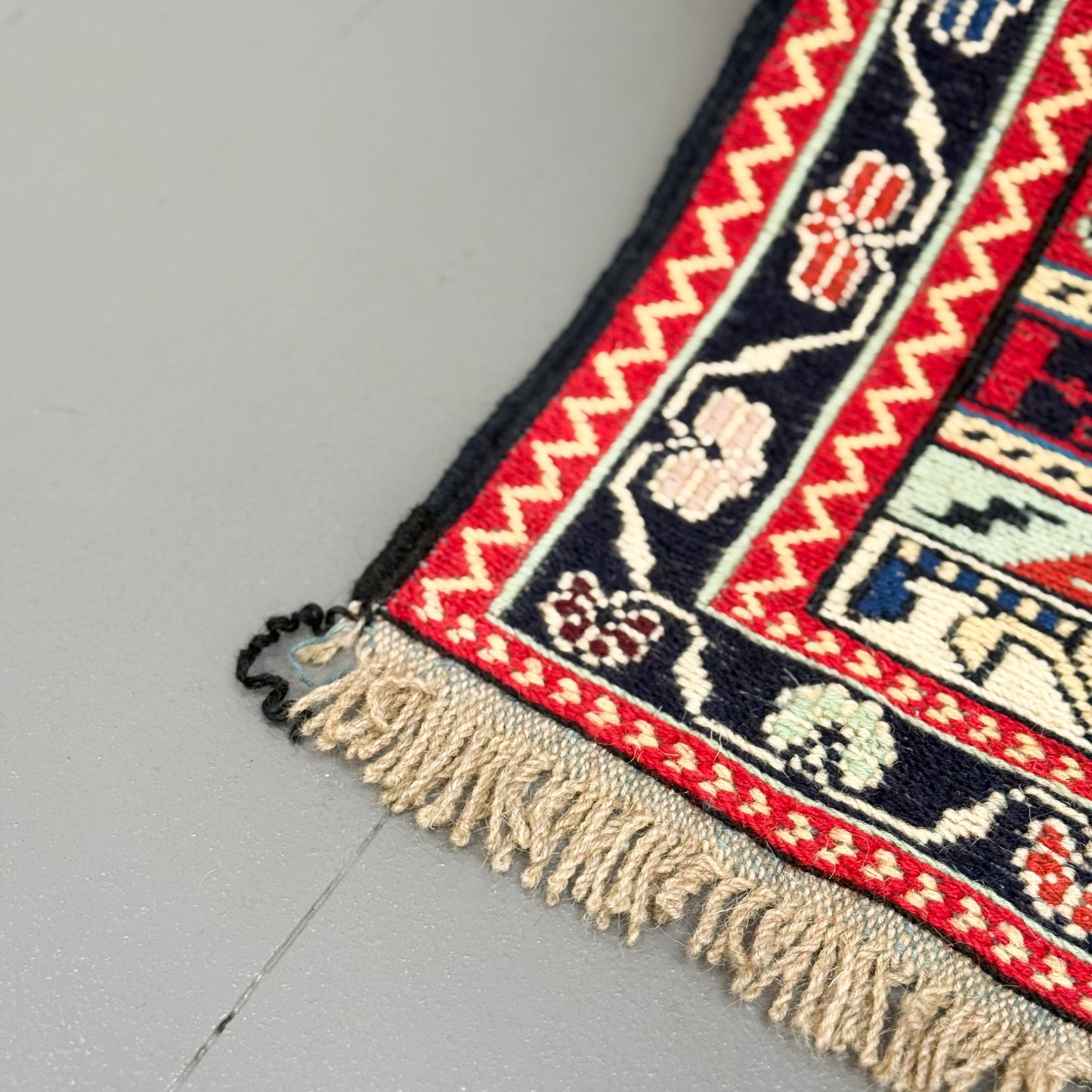 Vintage Rahrah Embroidered Runner