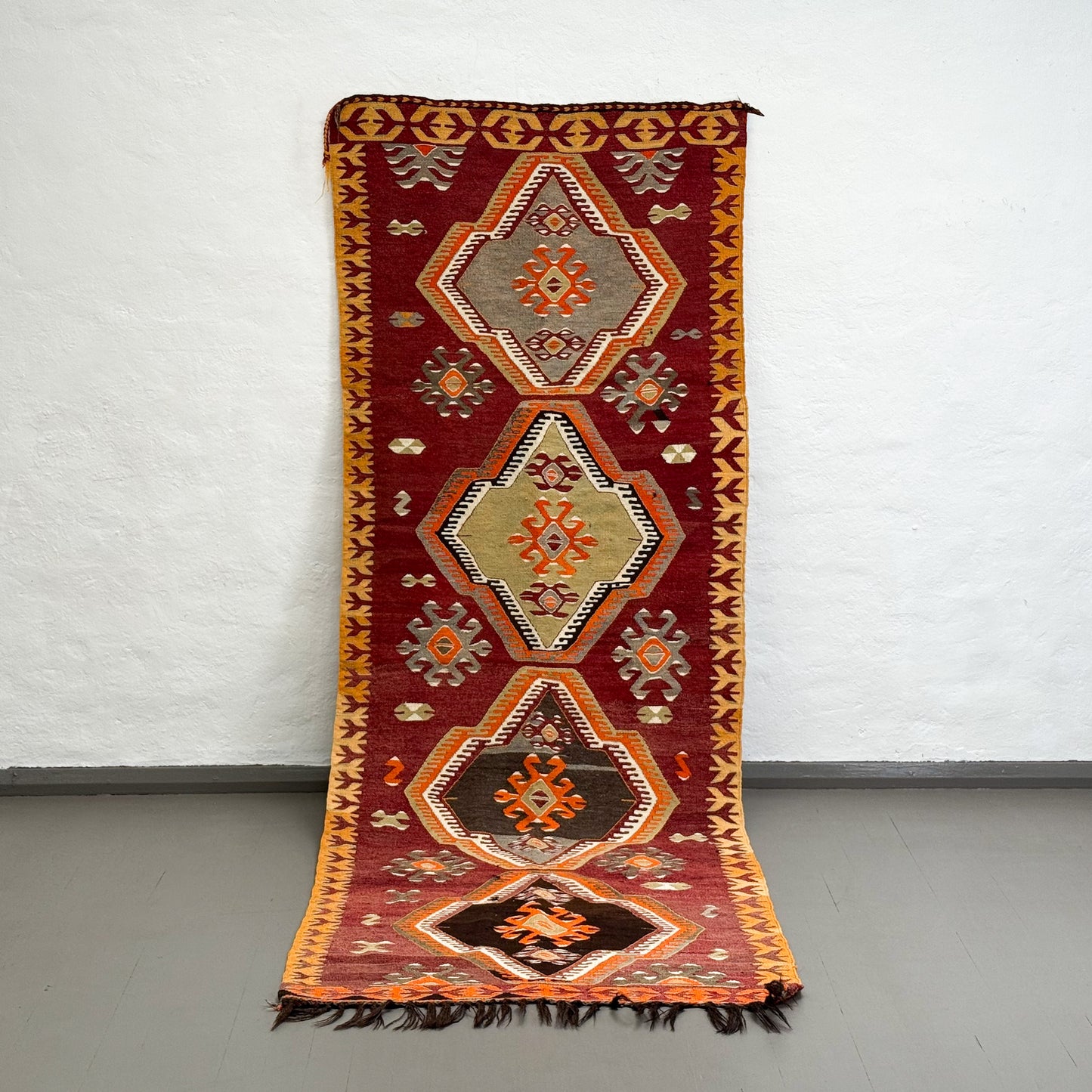 Vintage Anatolian Kilim Runner