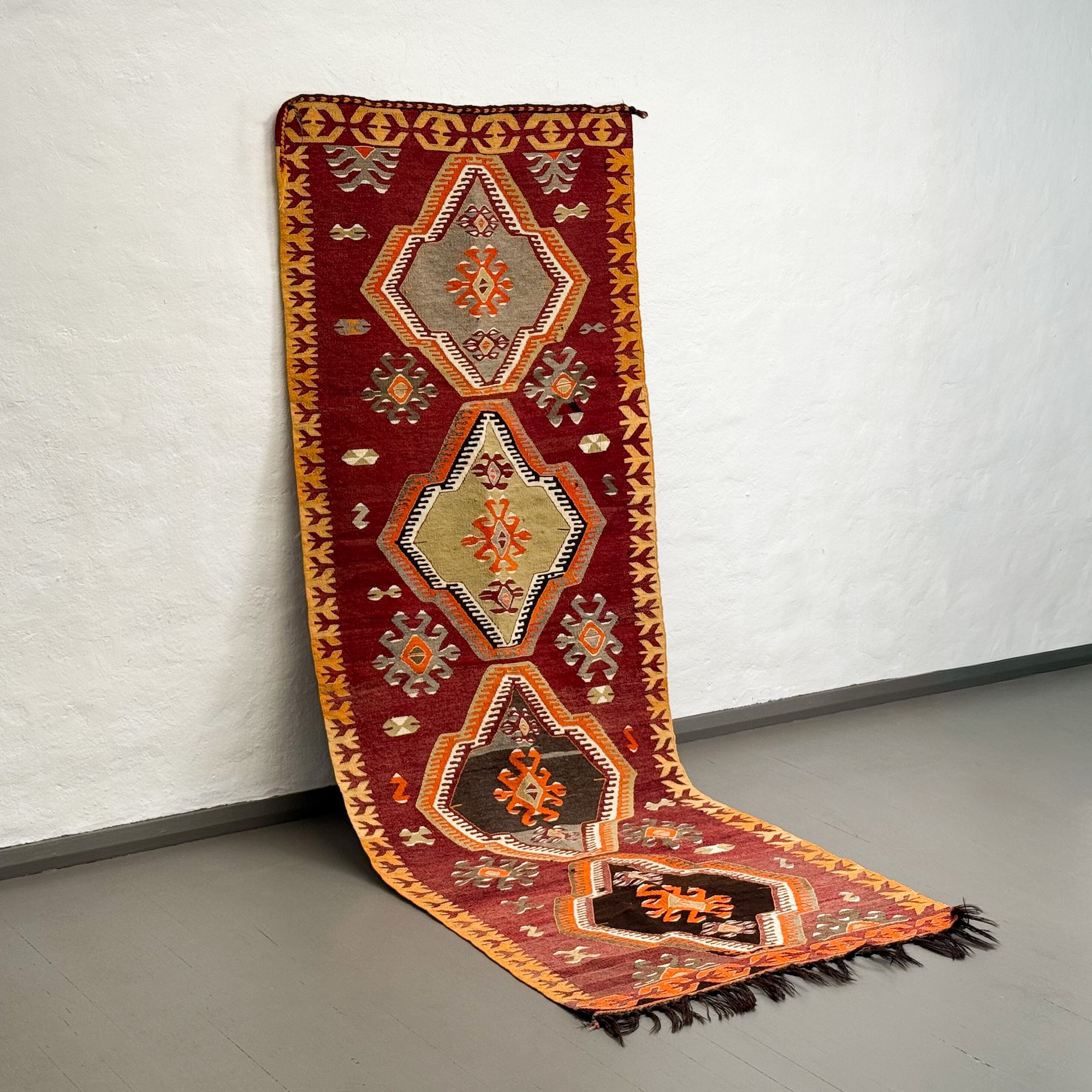 Vintage Anatolian Kilim Runner