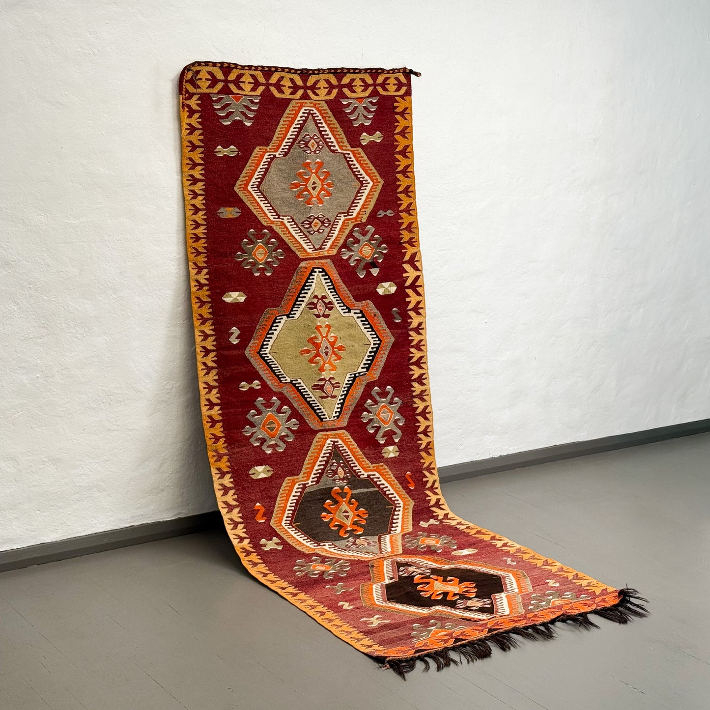 Vintage Anatolian Kilim Runner