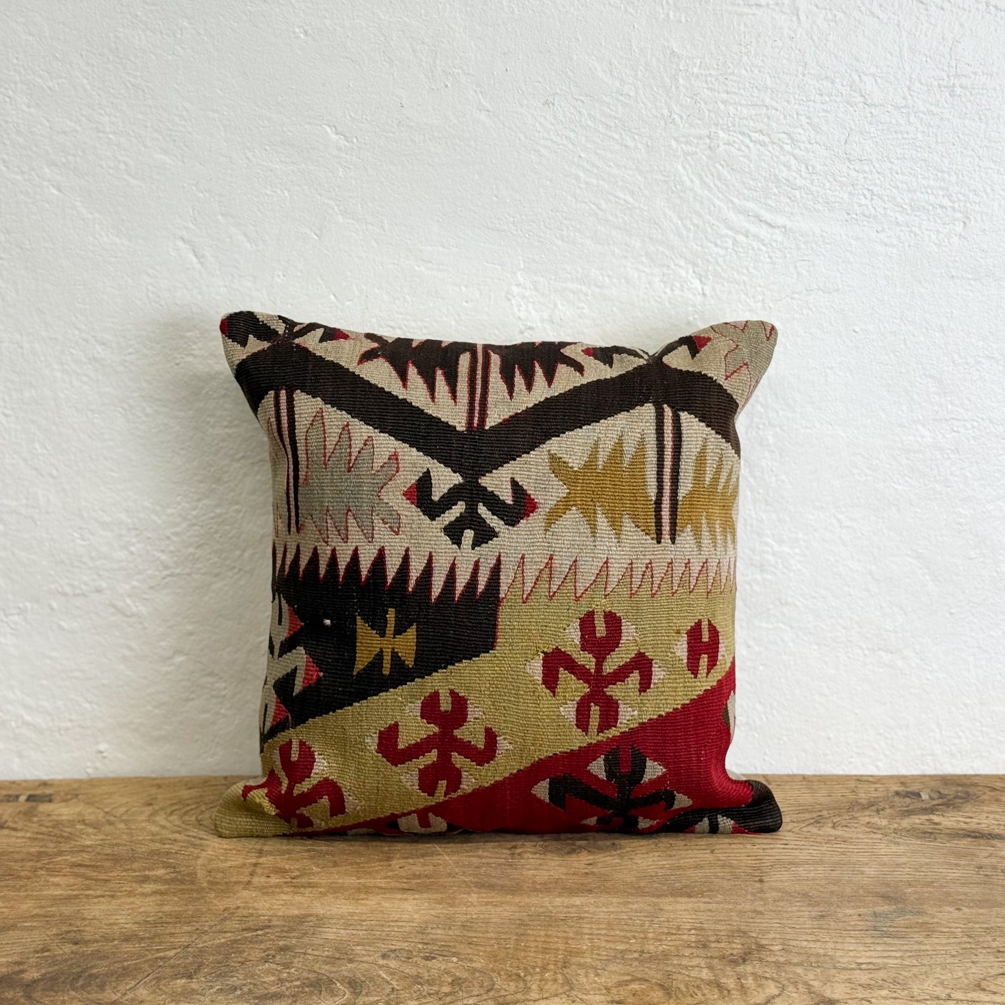 Old Kilim Rug Cushion VIII