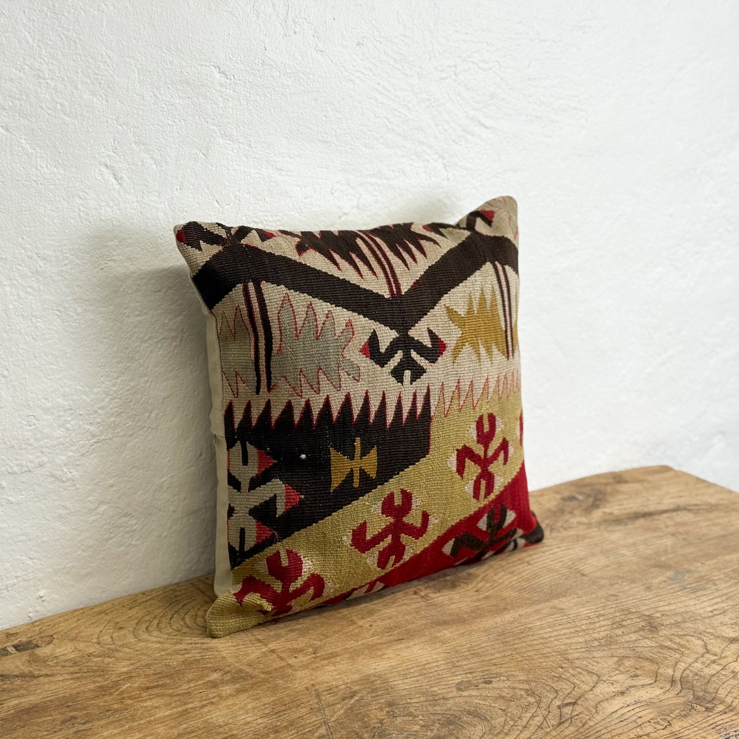 Old Kilim Rug Cushion VIII